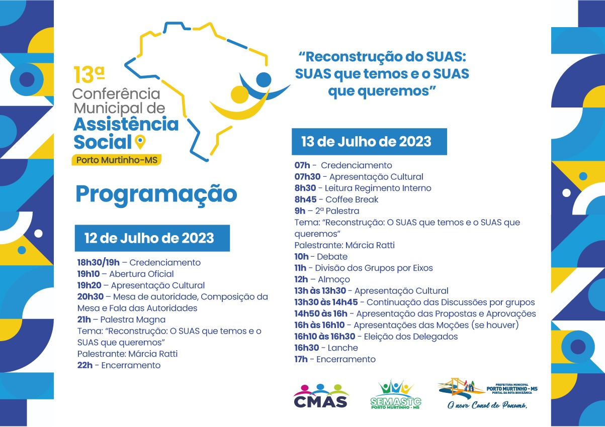 Porto Murtinho realiza a 13º Conferência Municipal da Assistência Social