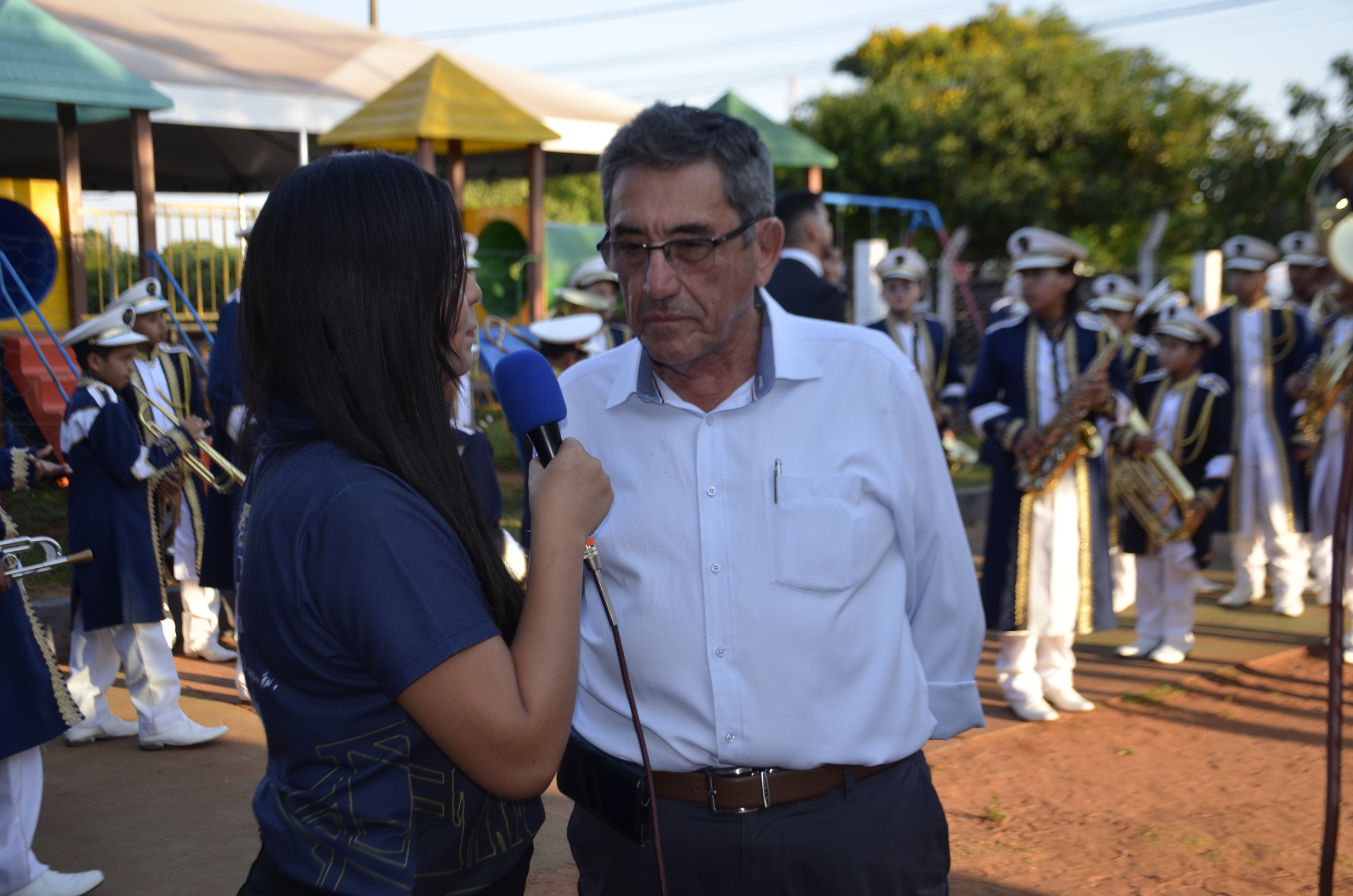 Confira as fotos do Campeonato de Bandas e Fanfarras em Glória de Dourados