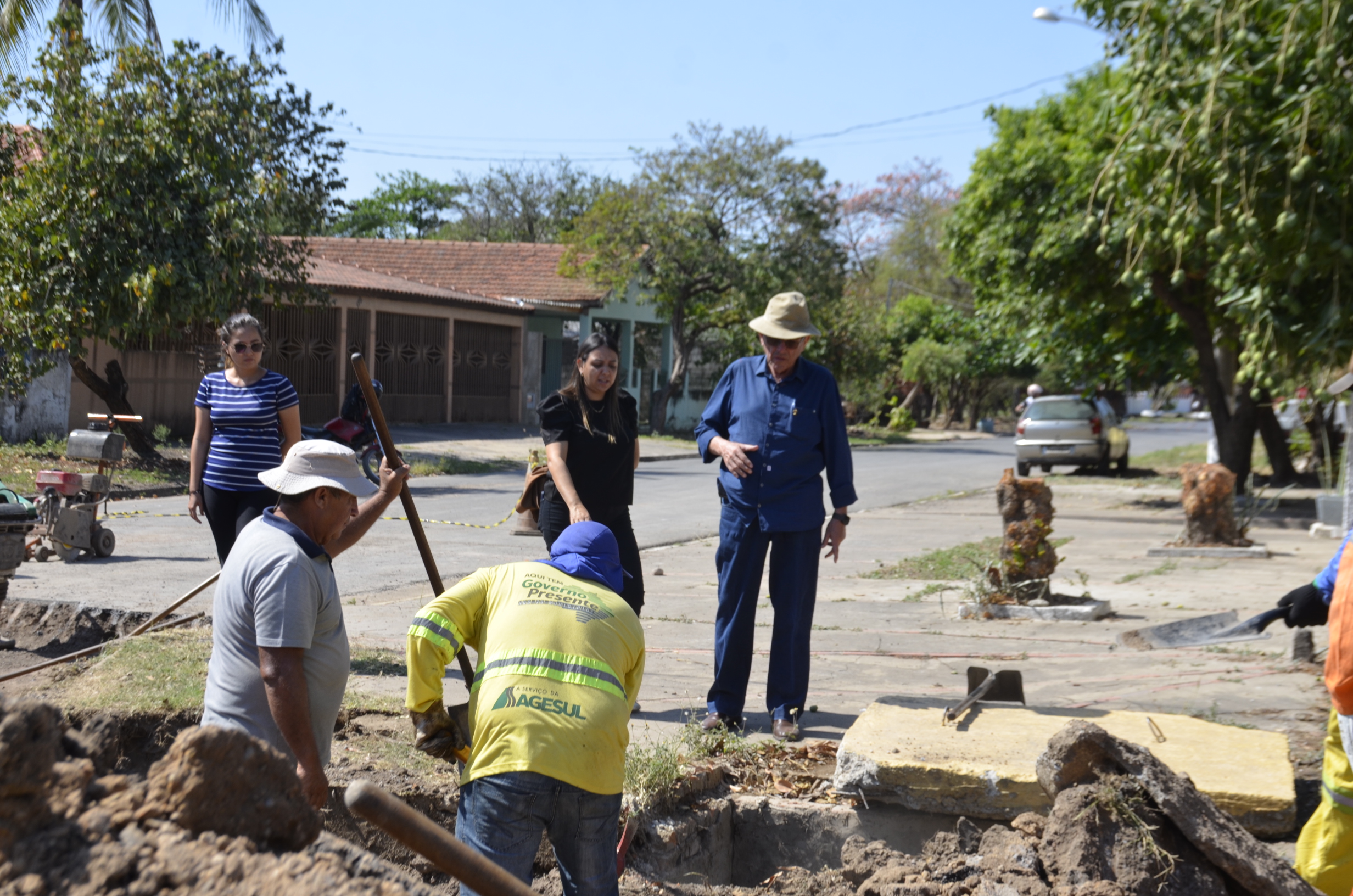Canteiro de obras: Porto Murtinho está sendo contemplada com dez quilômetros de asfalto