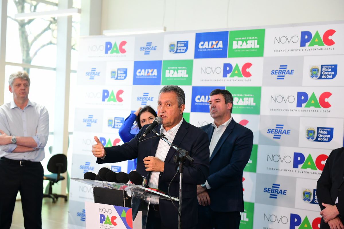 Vereadores de Porto Murtinho participam do lançamento do Novo PAC, em Campo Grande