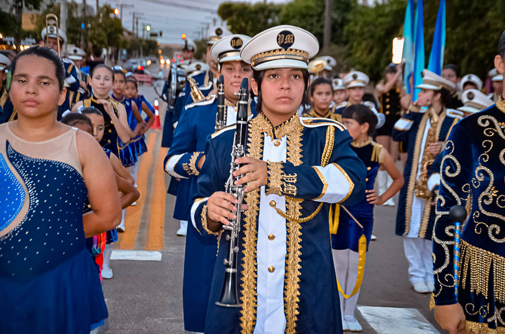 Prefeito Nelson Cintra participou das comemorações de 75º Anos de Bonito; Banda Municipal de Porto Murtinho se apresentou durante o Desfile Cívico comemorativo