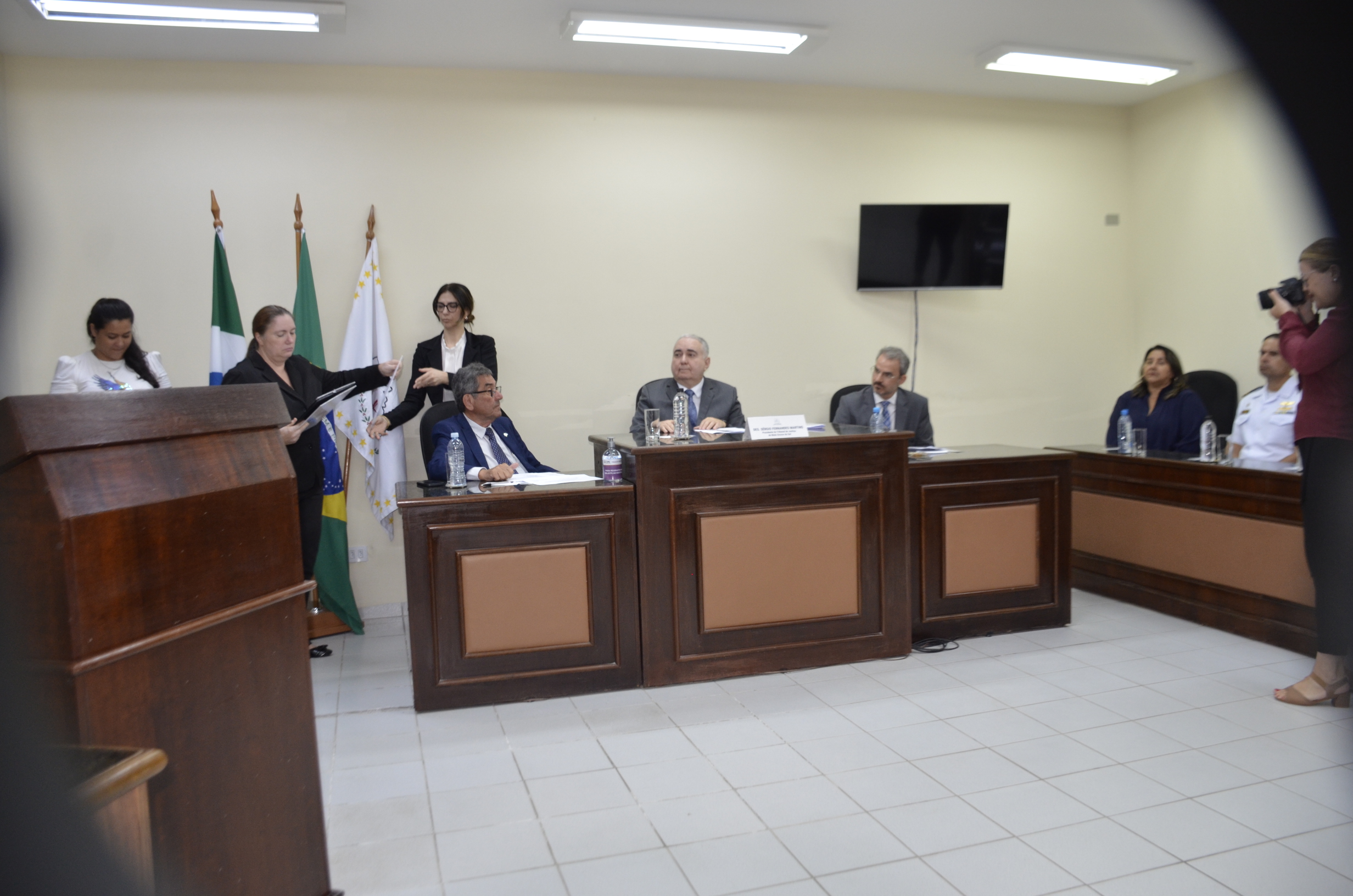 Confira as fotos da solenidade de implantação do Gabinete de Integração do TJMS