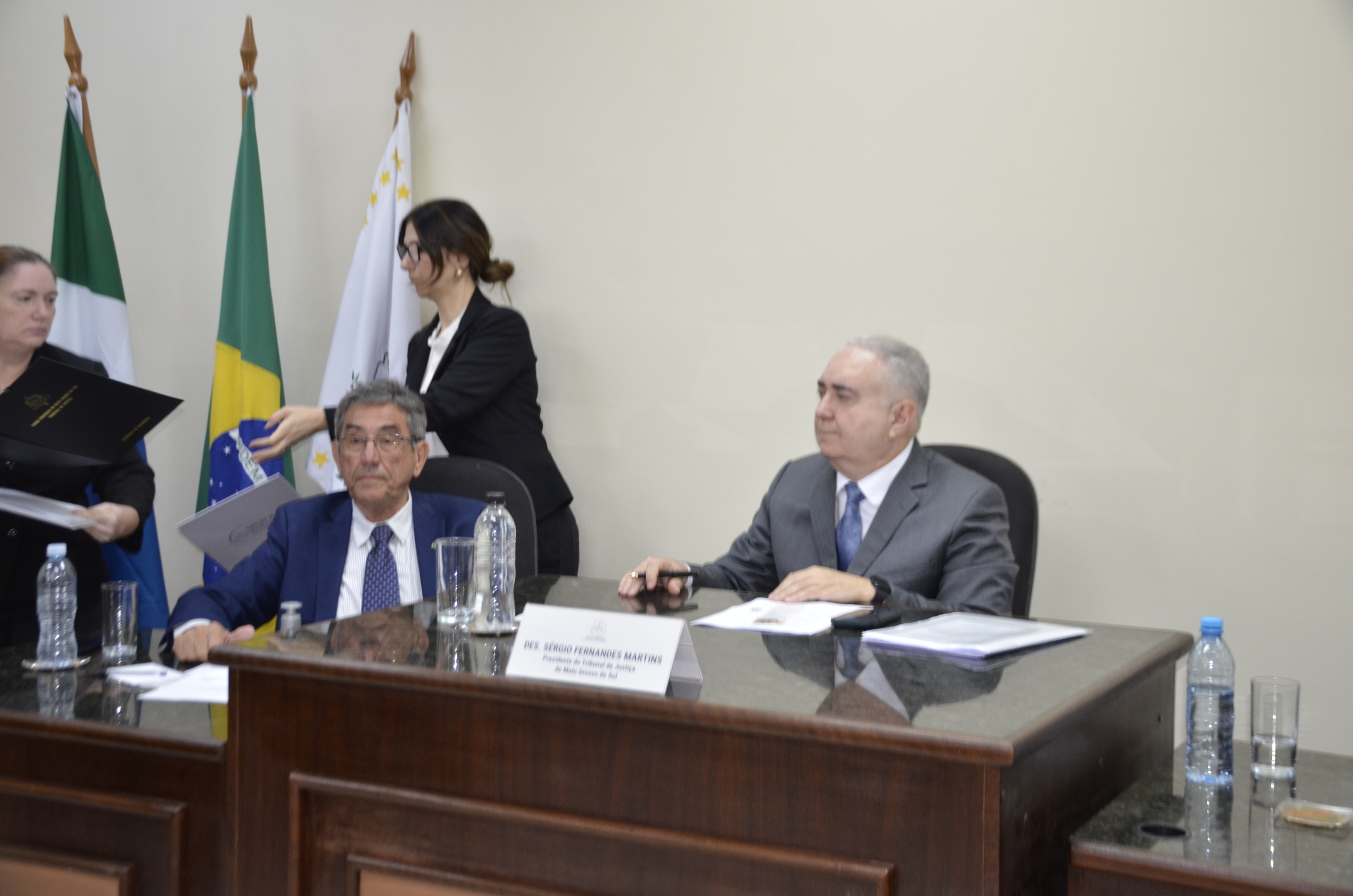 Confira as fotos da solenidade de implantação do Gabinete de Integração do TJMS