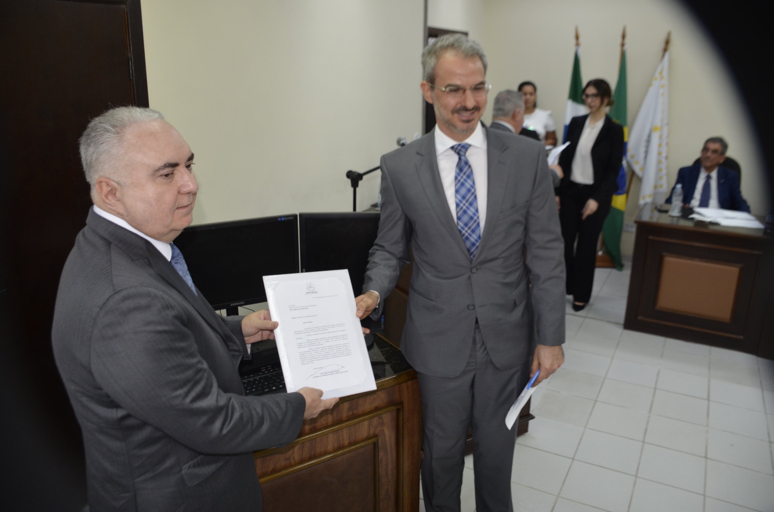 Confira as fotos da solenidade de implantação do Gabinete de Integração do TJMS