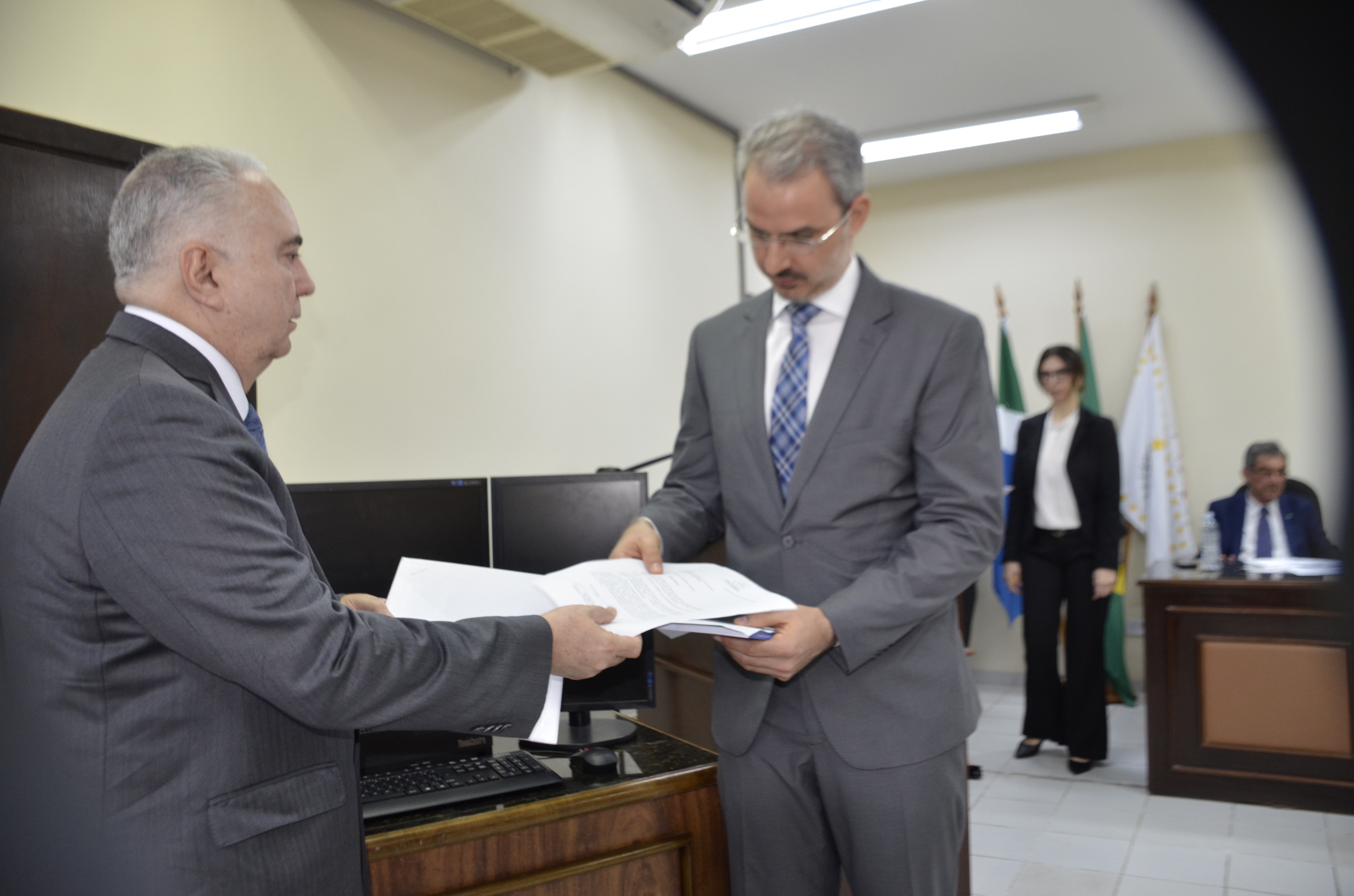 Prefeito de Porto Murtinho Nelson Cintra participa da solenidade de implantação Gabinete de Integração do TJMS