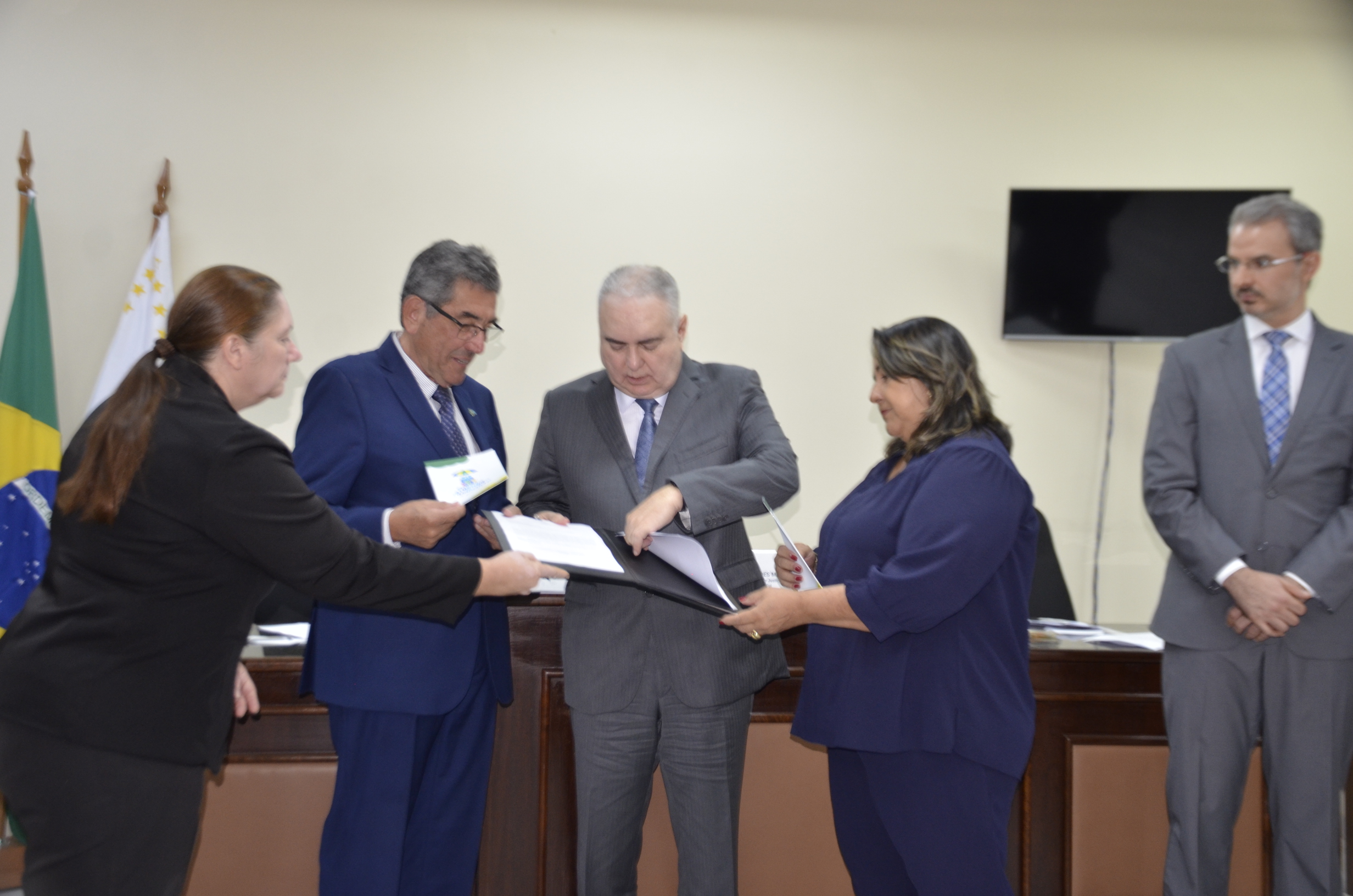 Confira as fotos da solenidade de implantação do Gabinete de Integração do TJMS