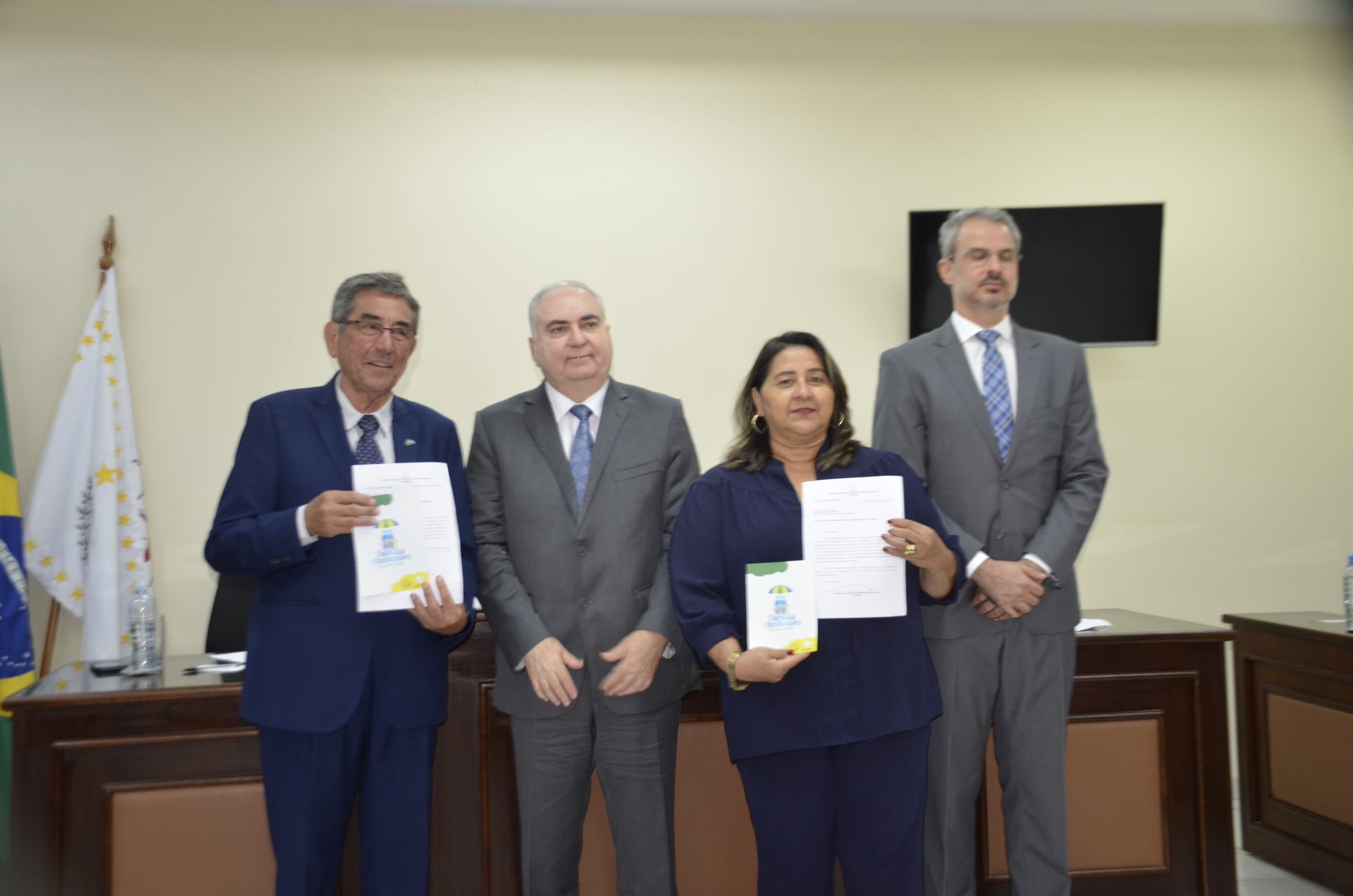 Prefeito de Porto Murtinho Nelson Cintra participa da solenidade de implantação Gabinete de Integração do TJMS