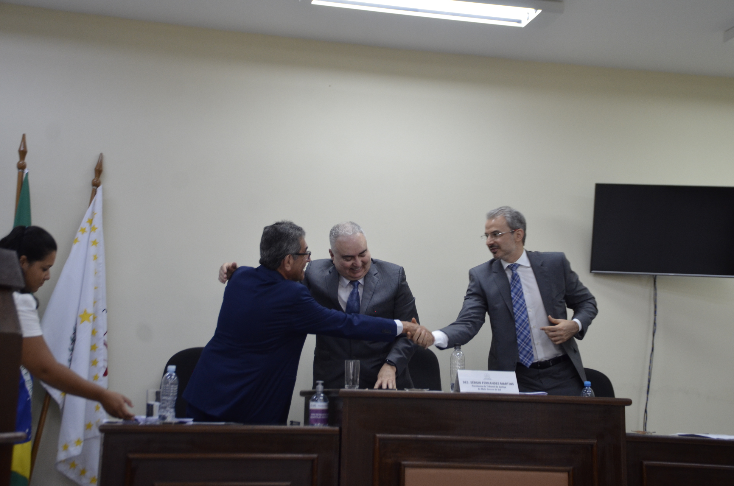 Confira as fotos da solenidade de implantação do Gabinete de Integração do TJMS