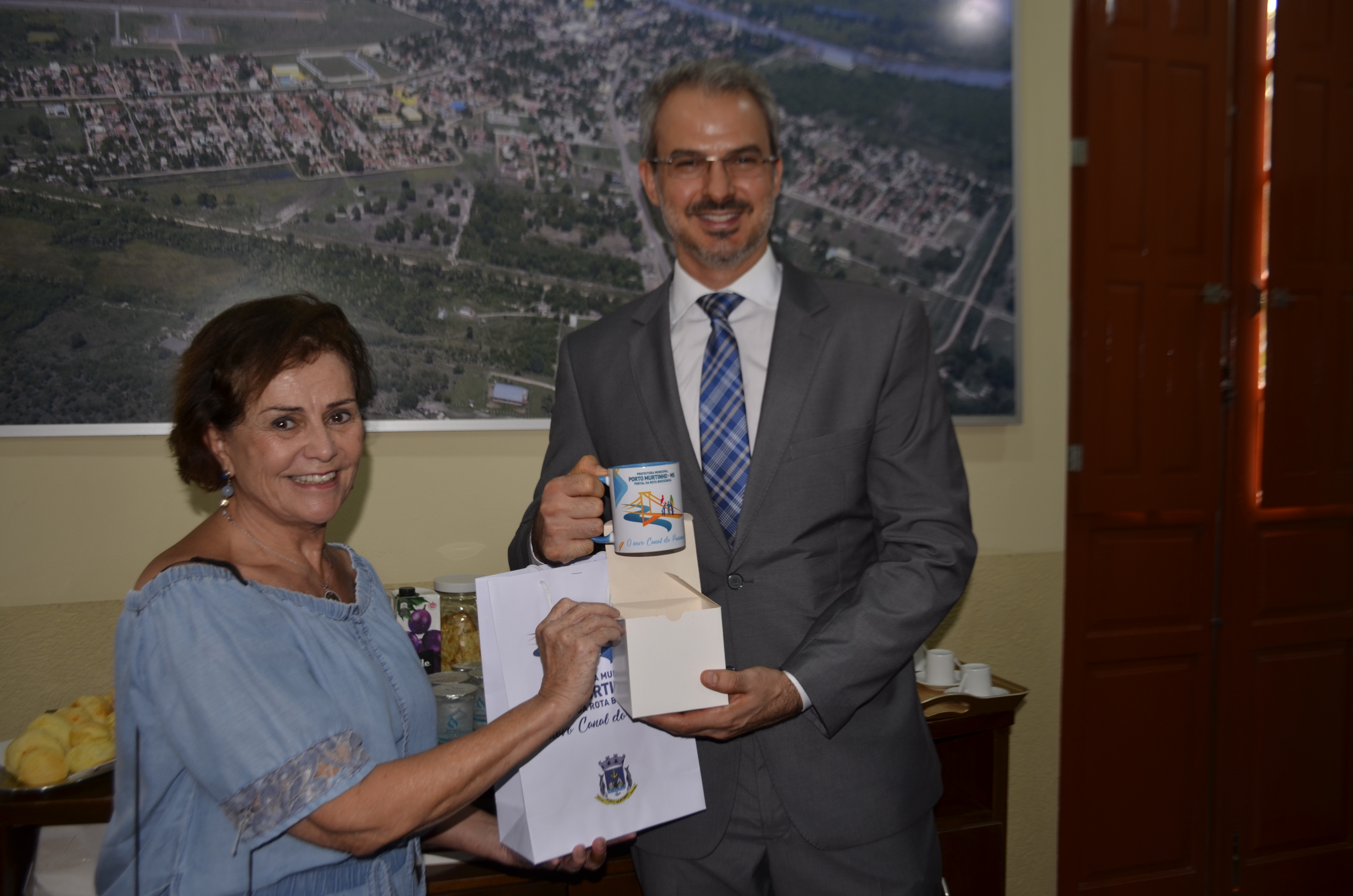 Prefeito de Porto Murtinho Nelson Cintra participa da solenidade de implantação Gabinete de Integração do TJMS