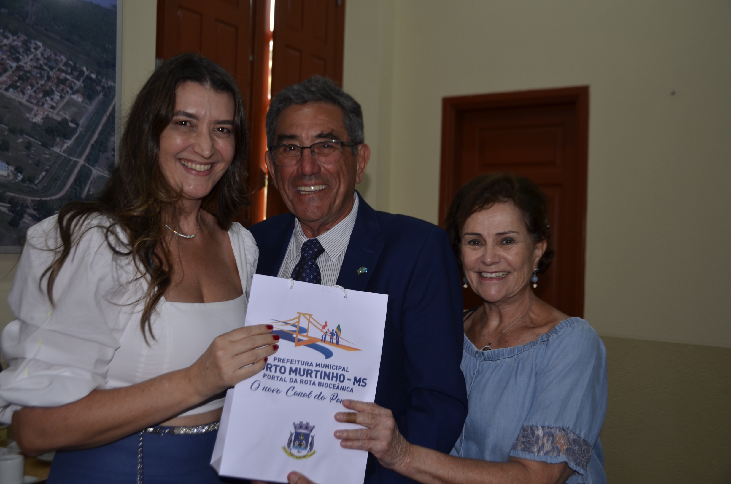 Prefeito de Porto Murtinho Nelson Cintra participa da solenidade de implantação Gabinete de Integração do TJMS