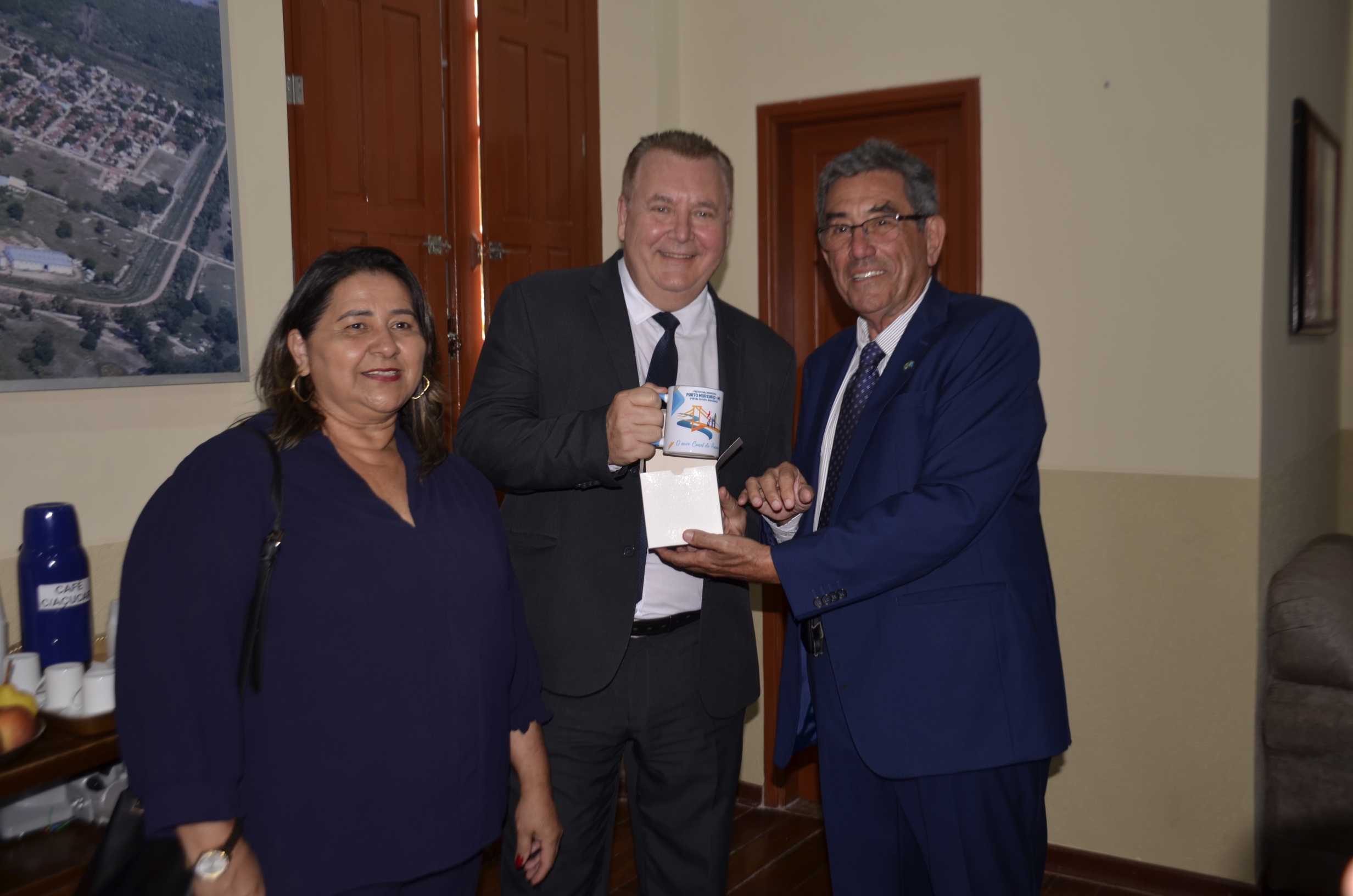 Prefeito de Porto Murtinho Nelson Cintra participa da solenidade de implantação Gabinete de Integração do TJMS