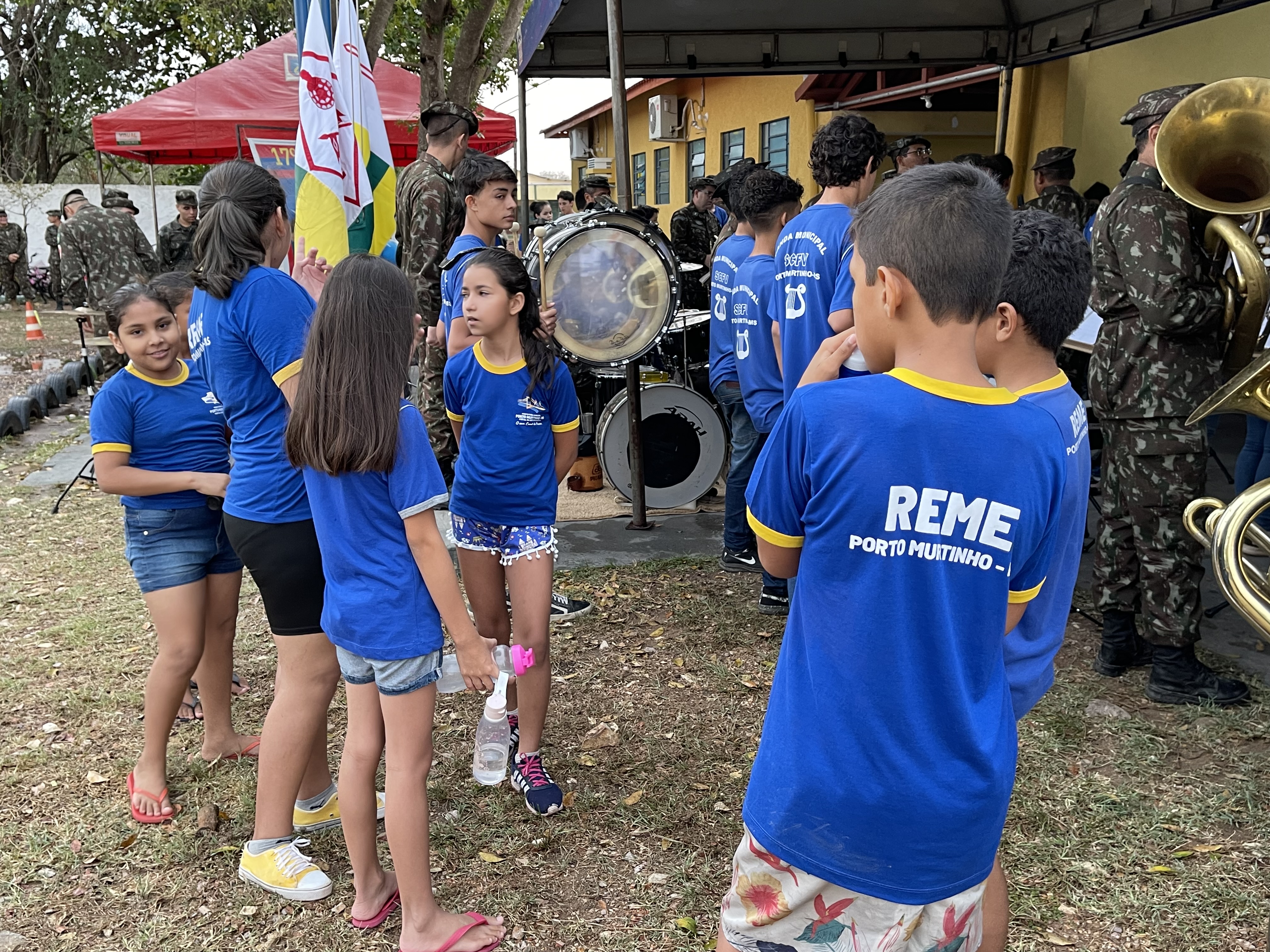 Prefeitura Municipal e Exército Brasileiro realizam Ação Cívico Social na Escola Nossa Senhora de Caacupê