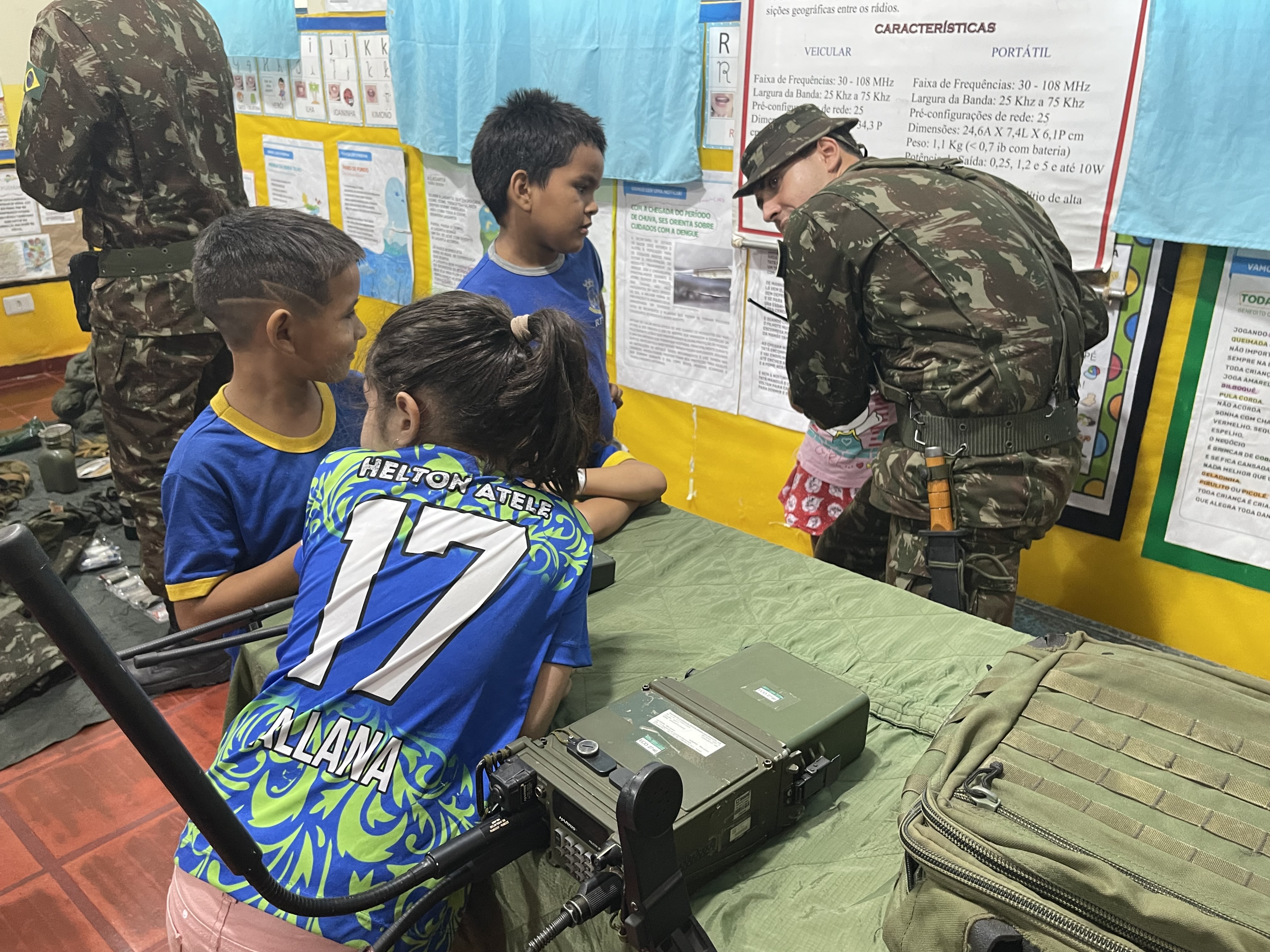 Prefeitura Municipal e Exército Brasileiro realizam Ação Cívico Social na Escola Nossa Senhora de Caacupê