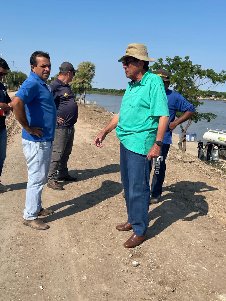 Construção do Porto Geral e obra de revitalização da Orla do rio Paraguai, em Porto Murtinho, seguem em ritmo acelerado 
