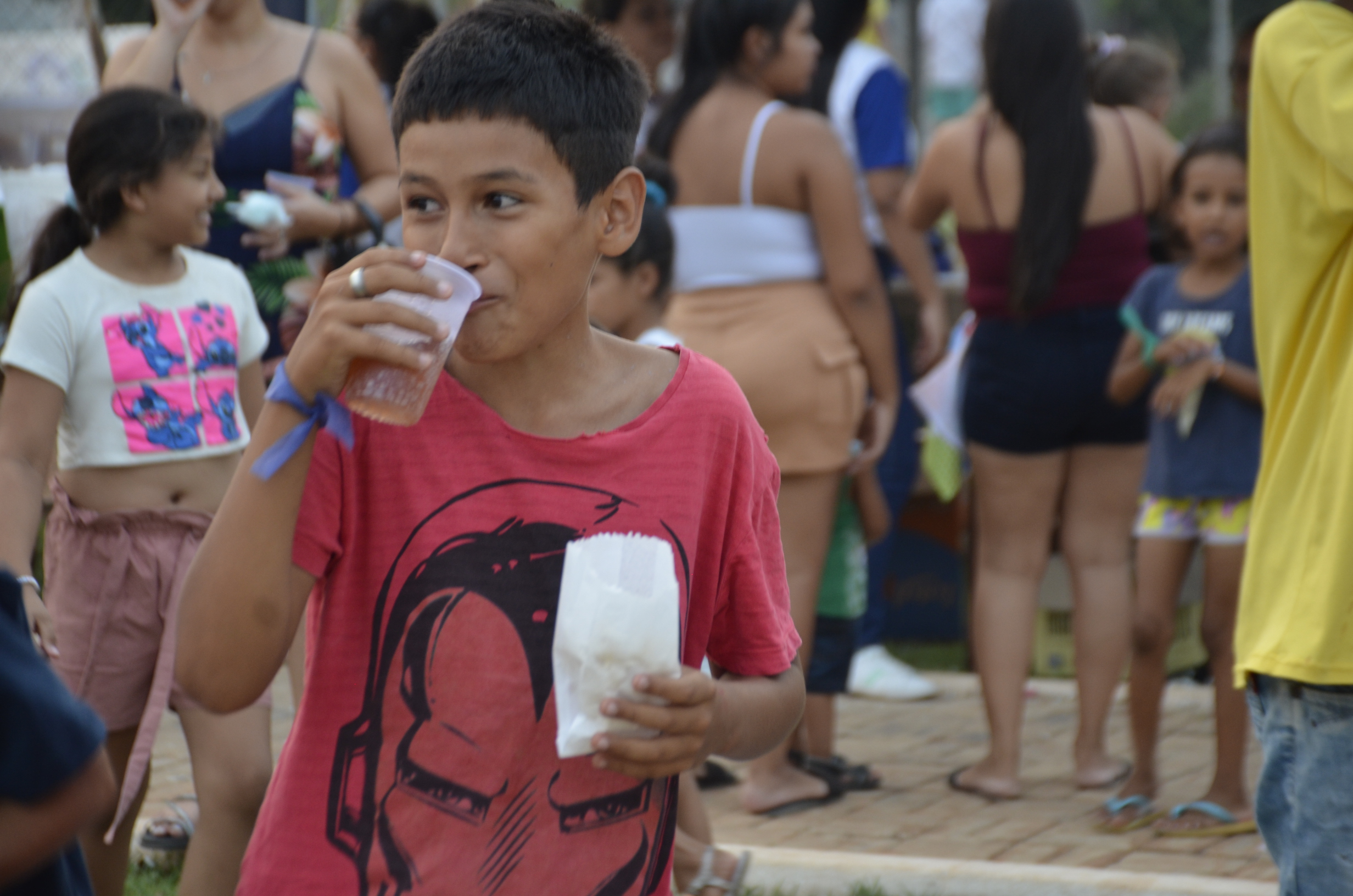 Confira as fotos do projeto 'Rua de Lazer', no bairro Salin Cafure