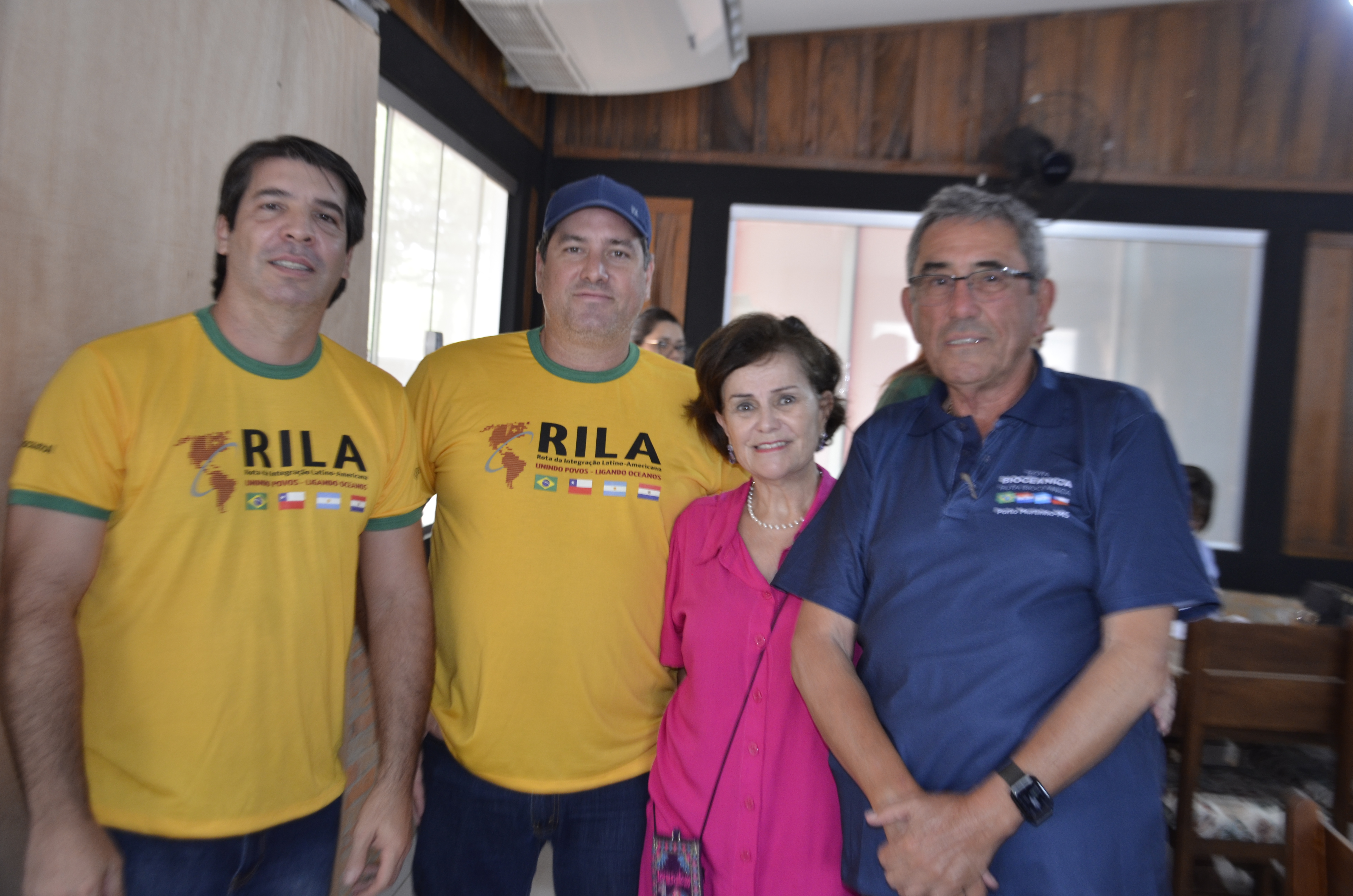 Confira as fotos da recepção da Caravana da Rota de Integração Latino Americana (Hila)