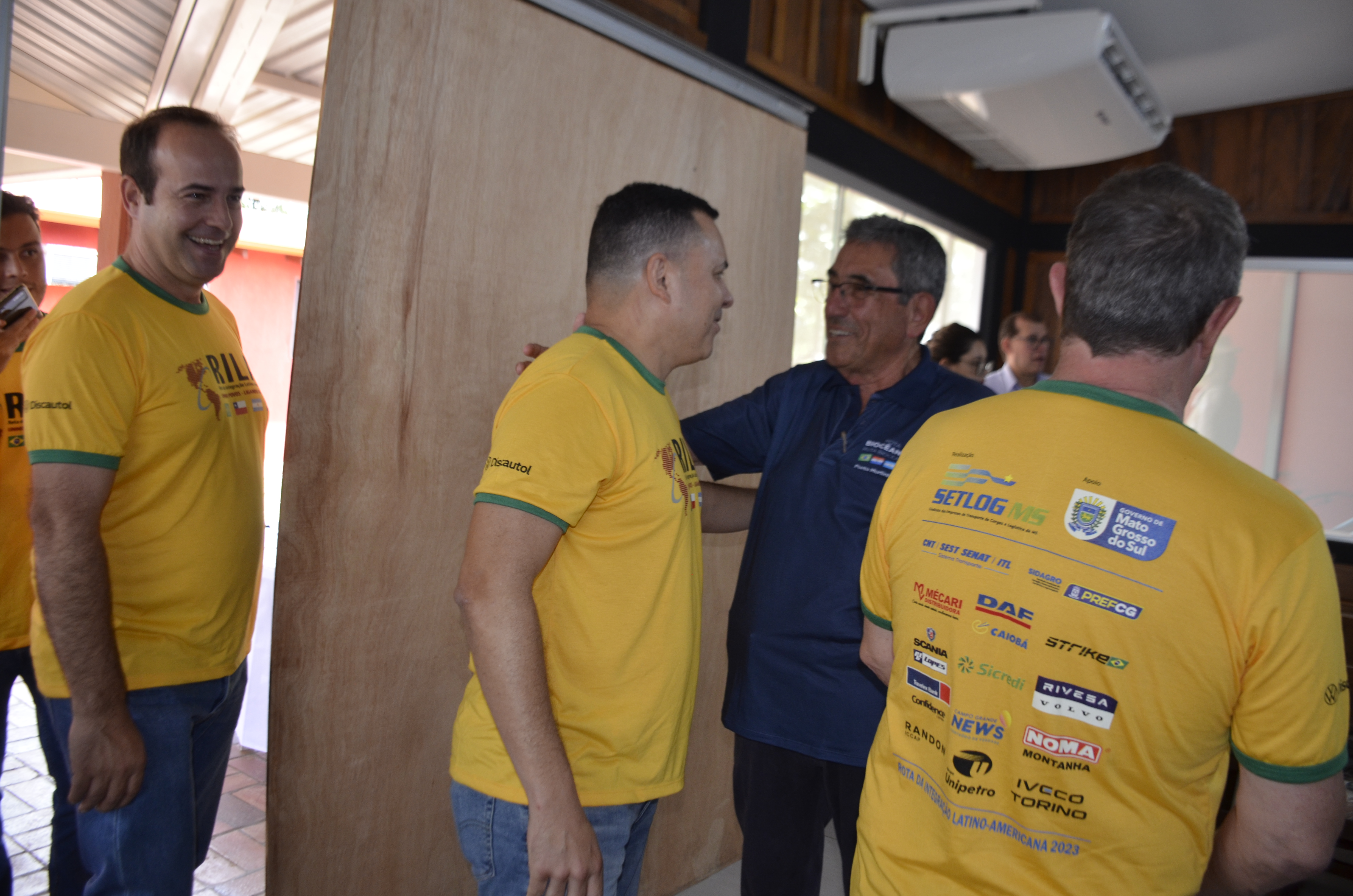 Confira as fotos da recepção da Caravana da Rota de Integração Latino Americana (Hila)