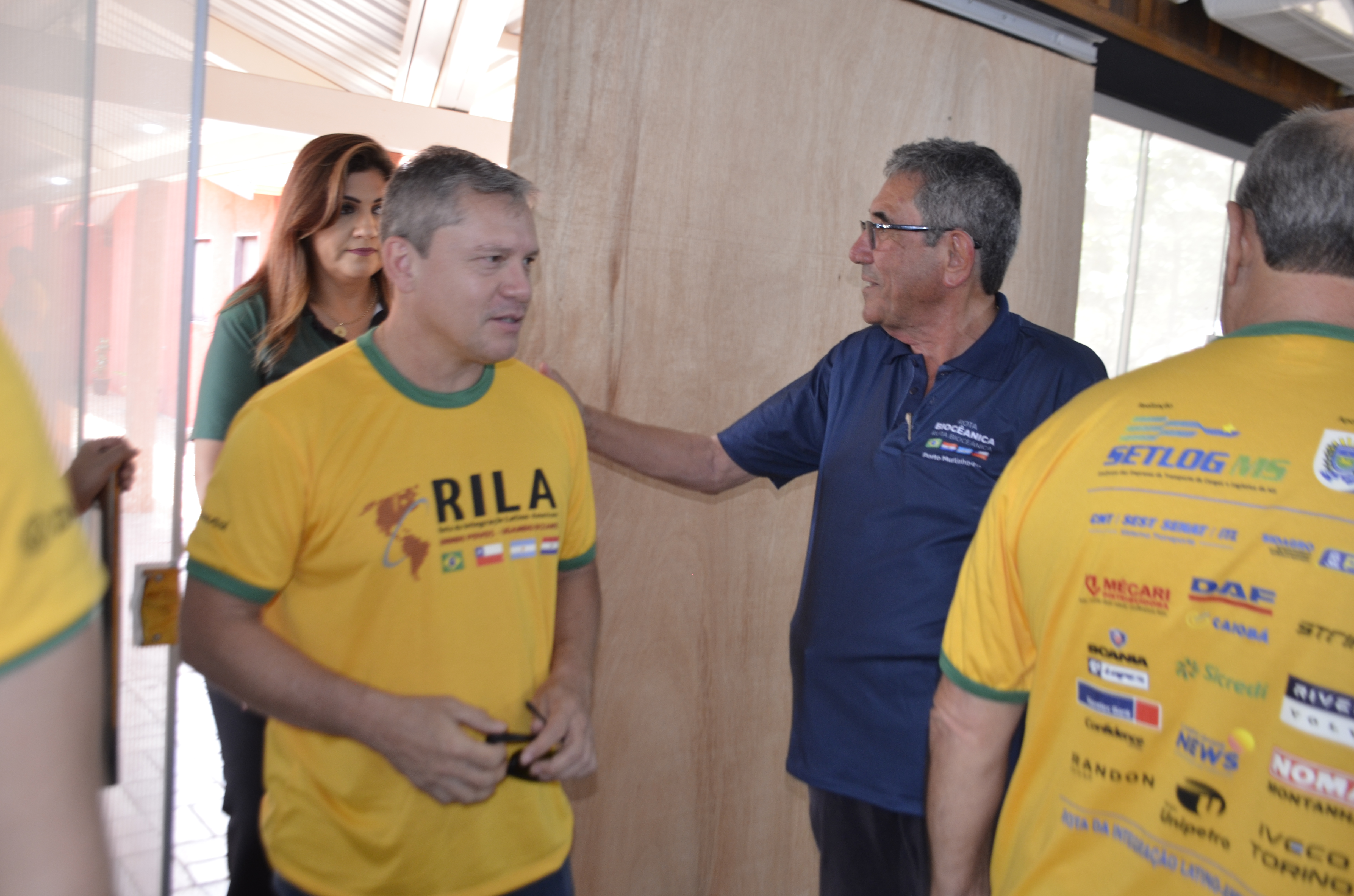 Confira as fotos da recepção da Caravana da Rota de Integração Latino Americana (Hila)