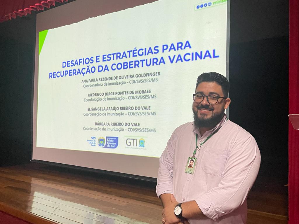 Coordenador do setor de Imunização Estadual ministra capacitação em Porto Murtinho