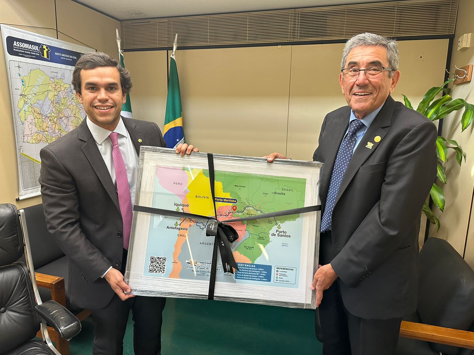 Prefeito Nelson Cintra busca em Brasília R$ 27 milhões para o município de Porto Murtinho