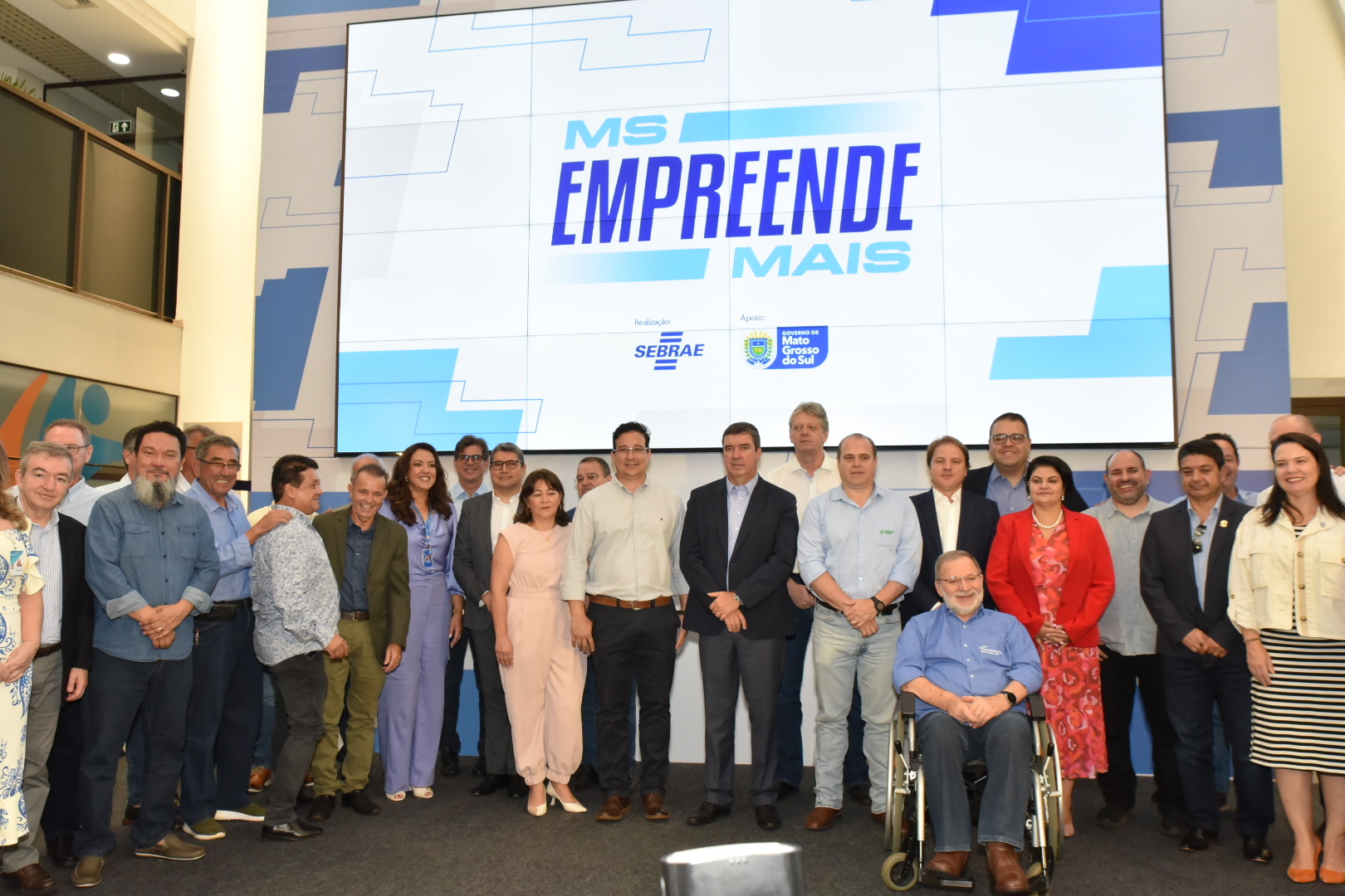 Prefeito Nelson Cintra participa do lançamento do 'MS Empreende Mais' 