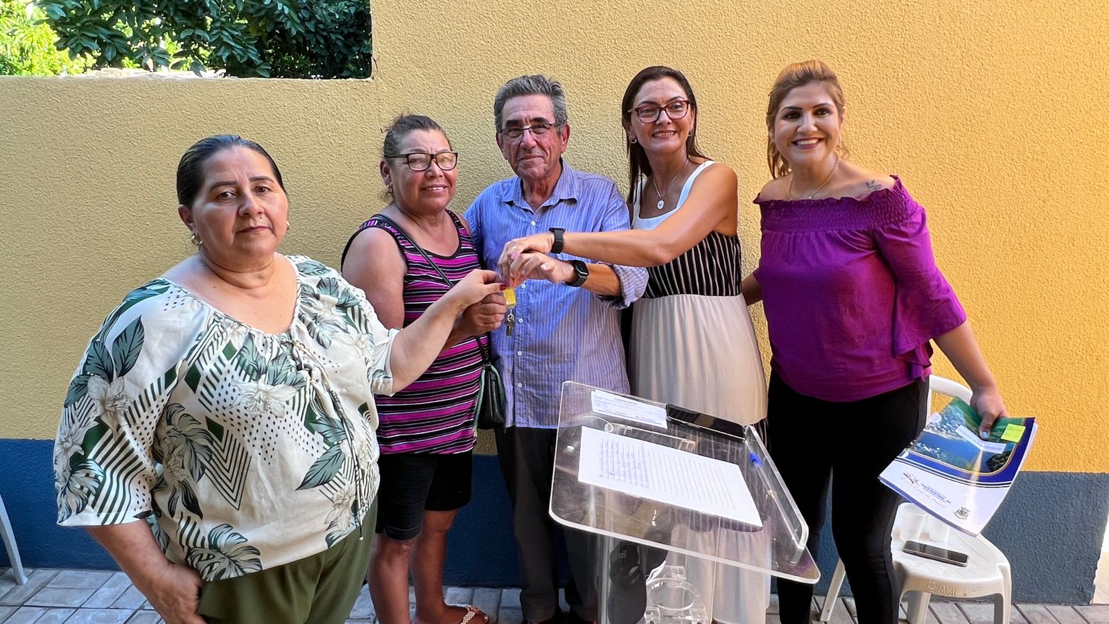Porto Murtinho: prefeito Nelson Cintra participa do ato de assinatura do Termo de Cessão de Uso da tradicional Feirinha