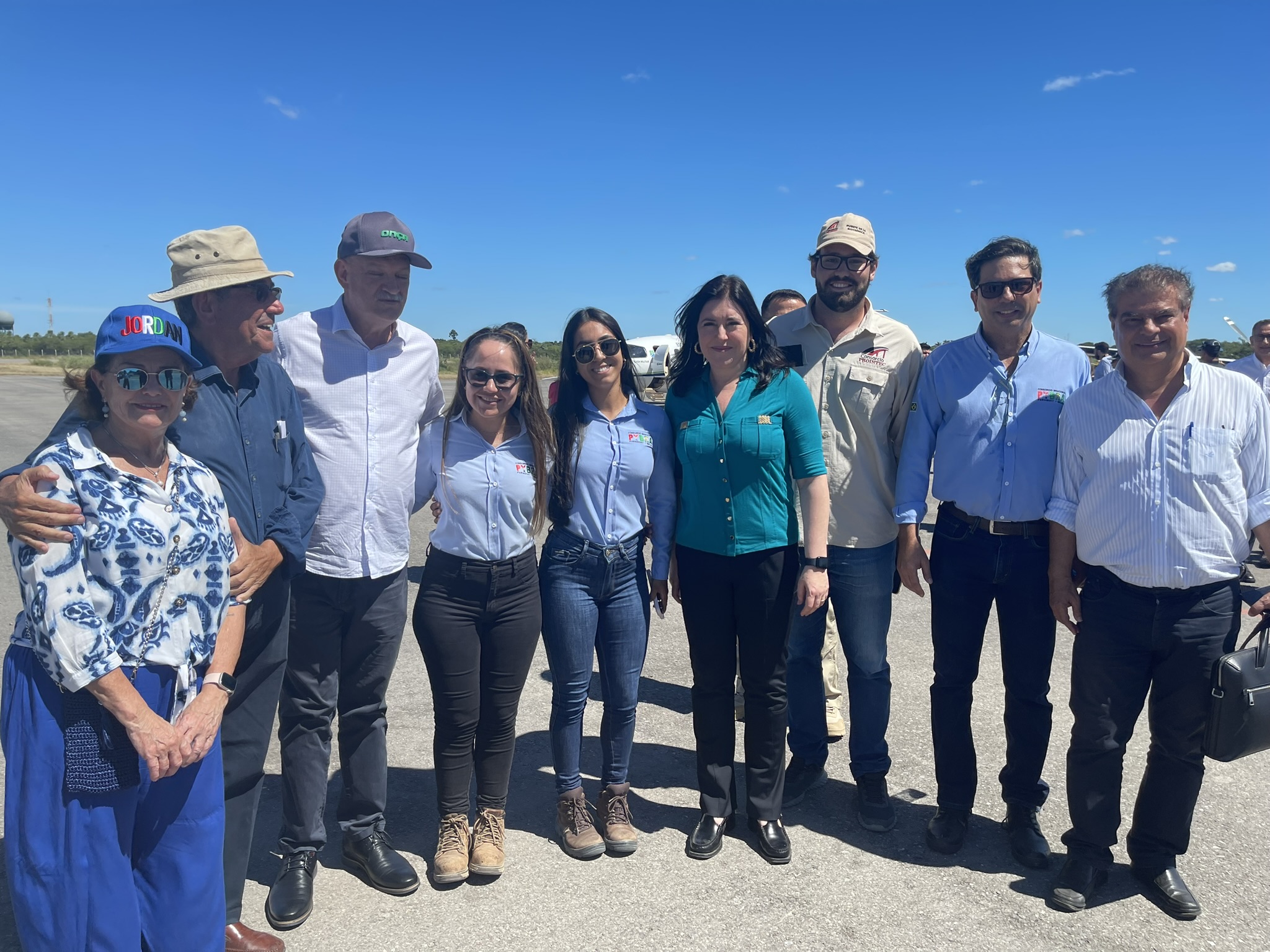Simone Tebet visita obra da Ponte Bioceânica e realça pioneirismo do prefeito Nelson Cintra