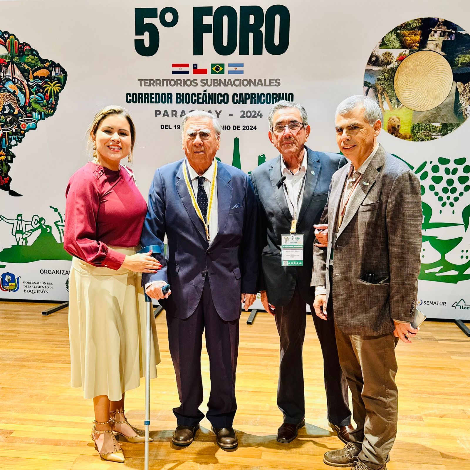 Prefeito Nelson Cintra é Homenageado pelo 5º Fórum da Rota Bioceânica