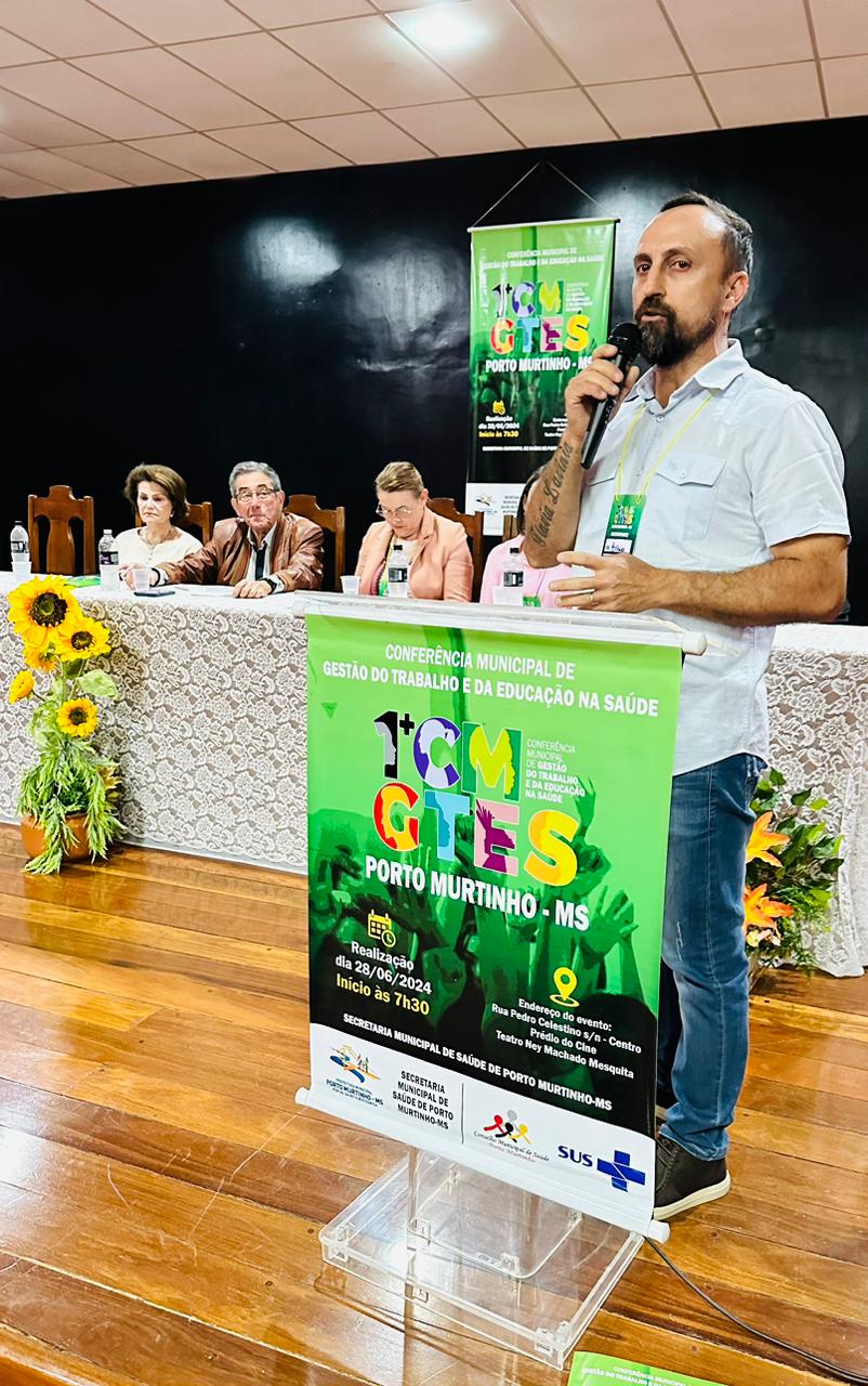 1ª Conferência Municipal de Gestão do Trabalho e da Educação na Saúde de Porto Murtinho