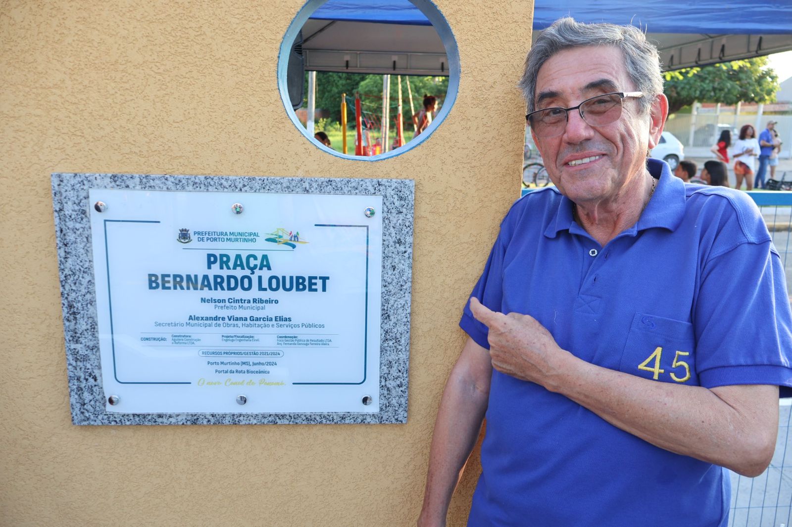 Inauguração da Praça Bernardo Loubet