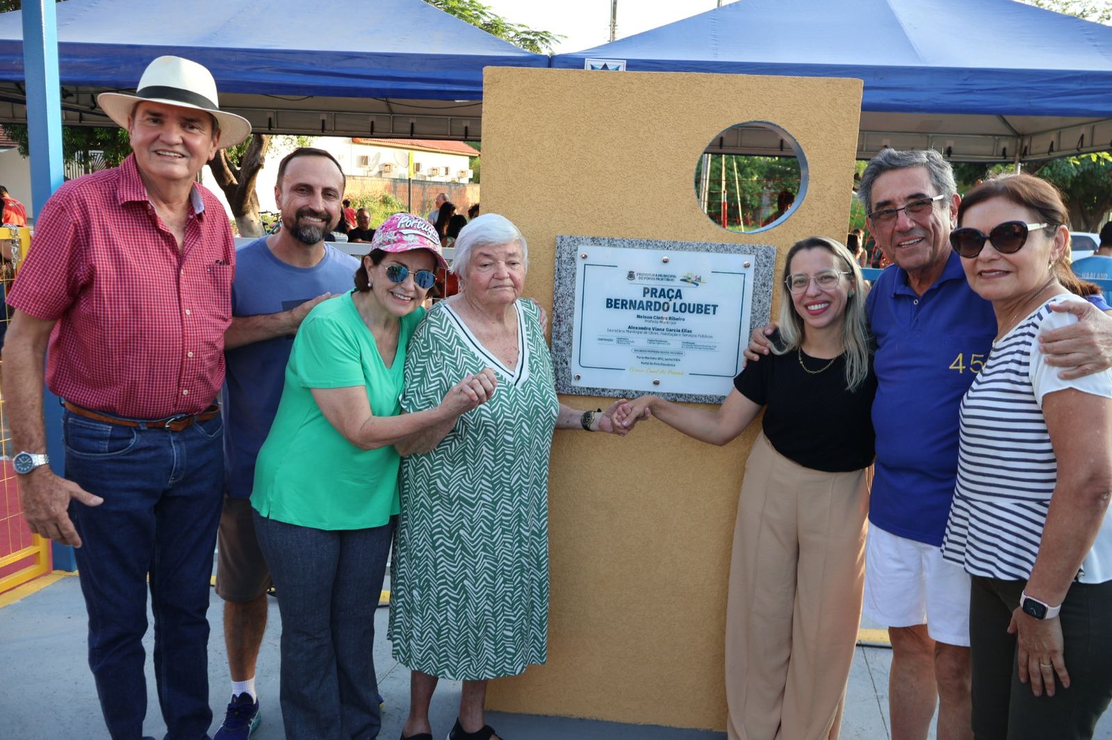 Inauguração da Praça Bernardo Loubet