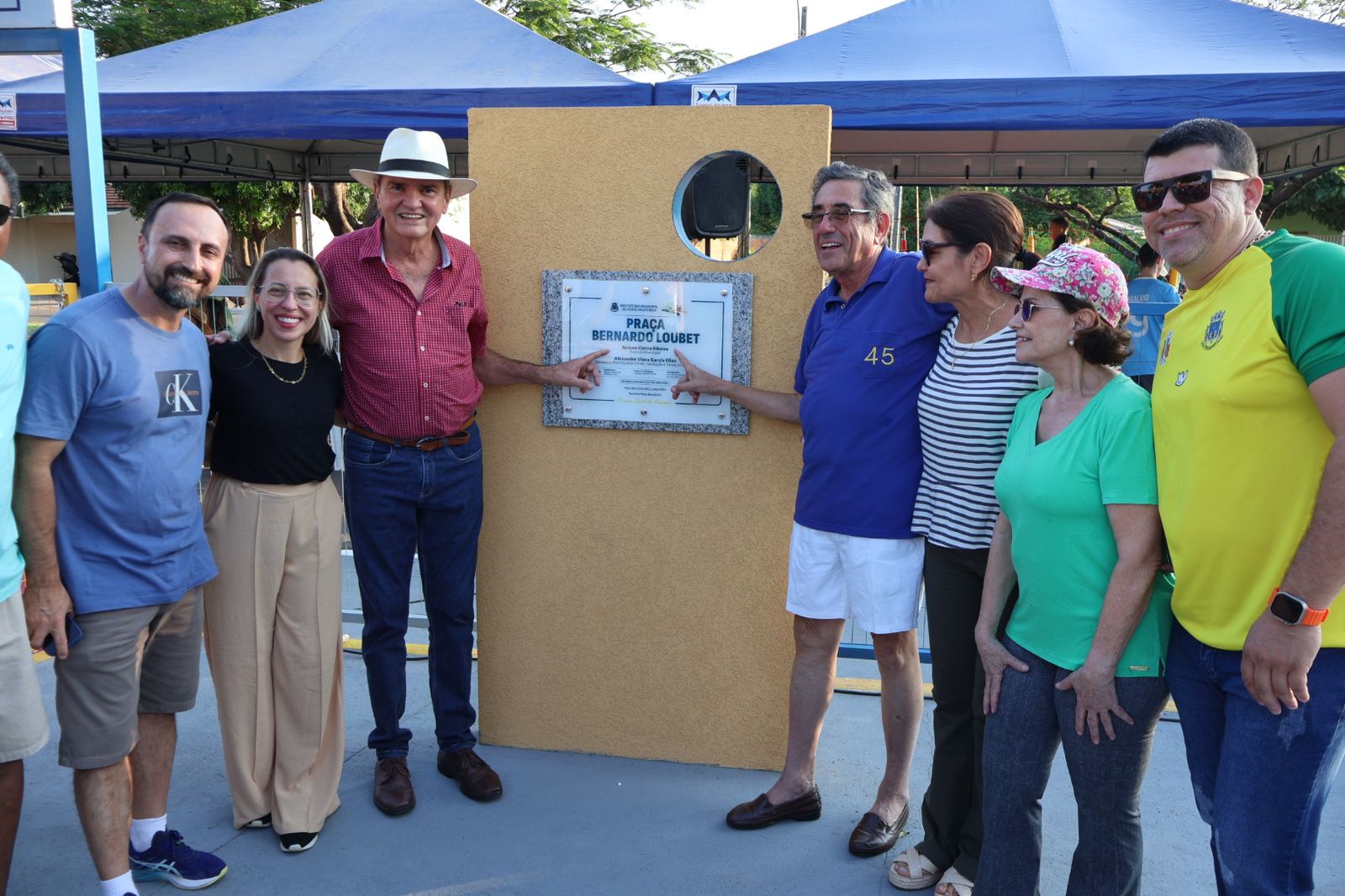 Inauguração da Praça Bernardo Loubet