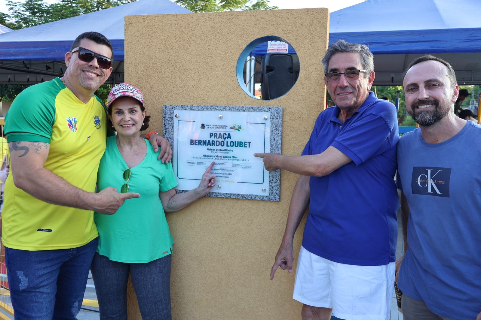 Inauguração da Praça Bernardo Loubet