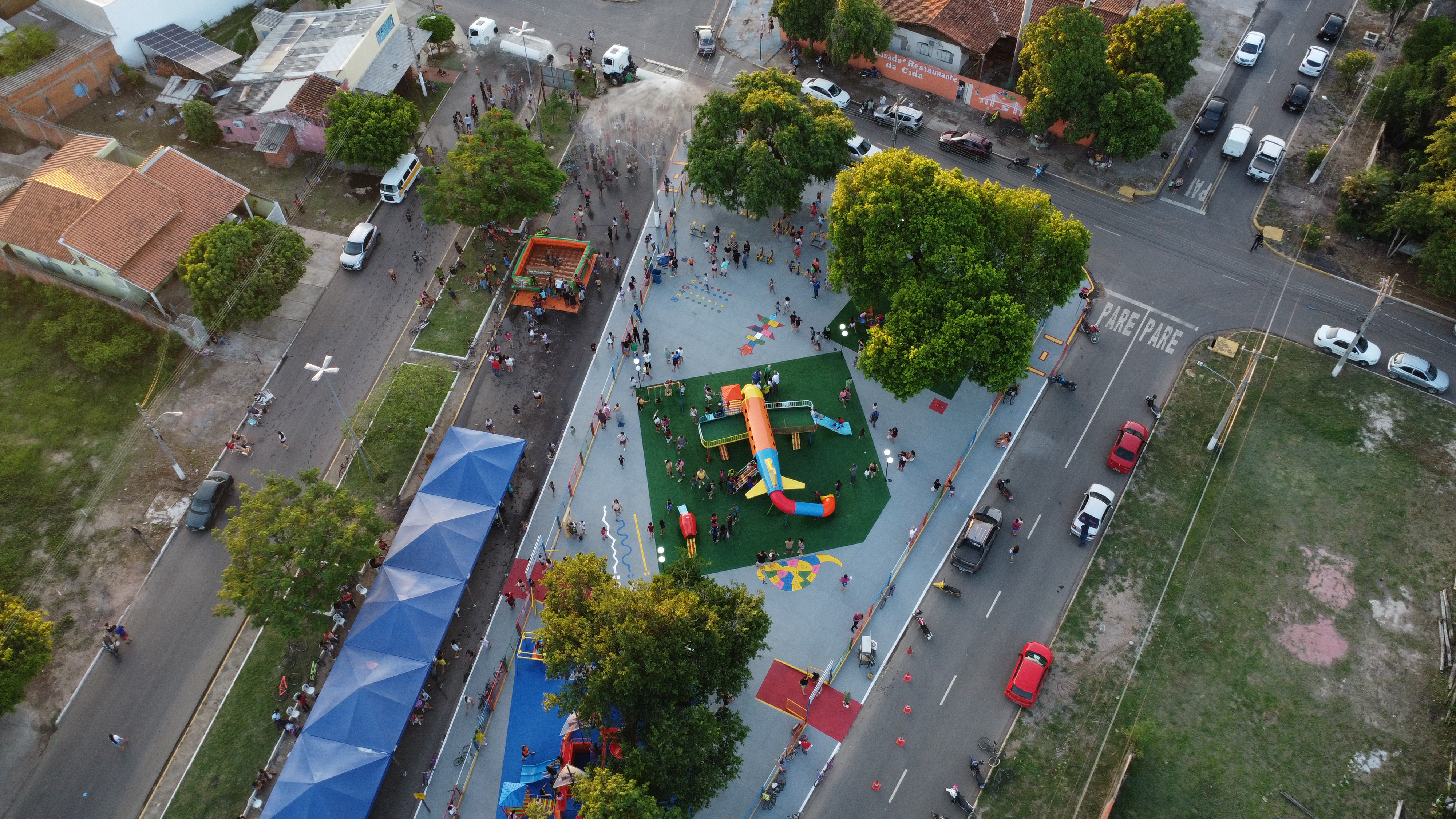 Inauguração da Praça Bernardo Loubet