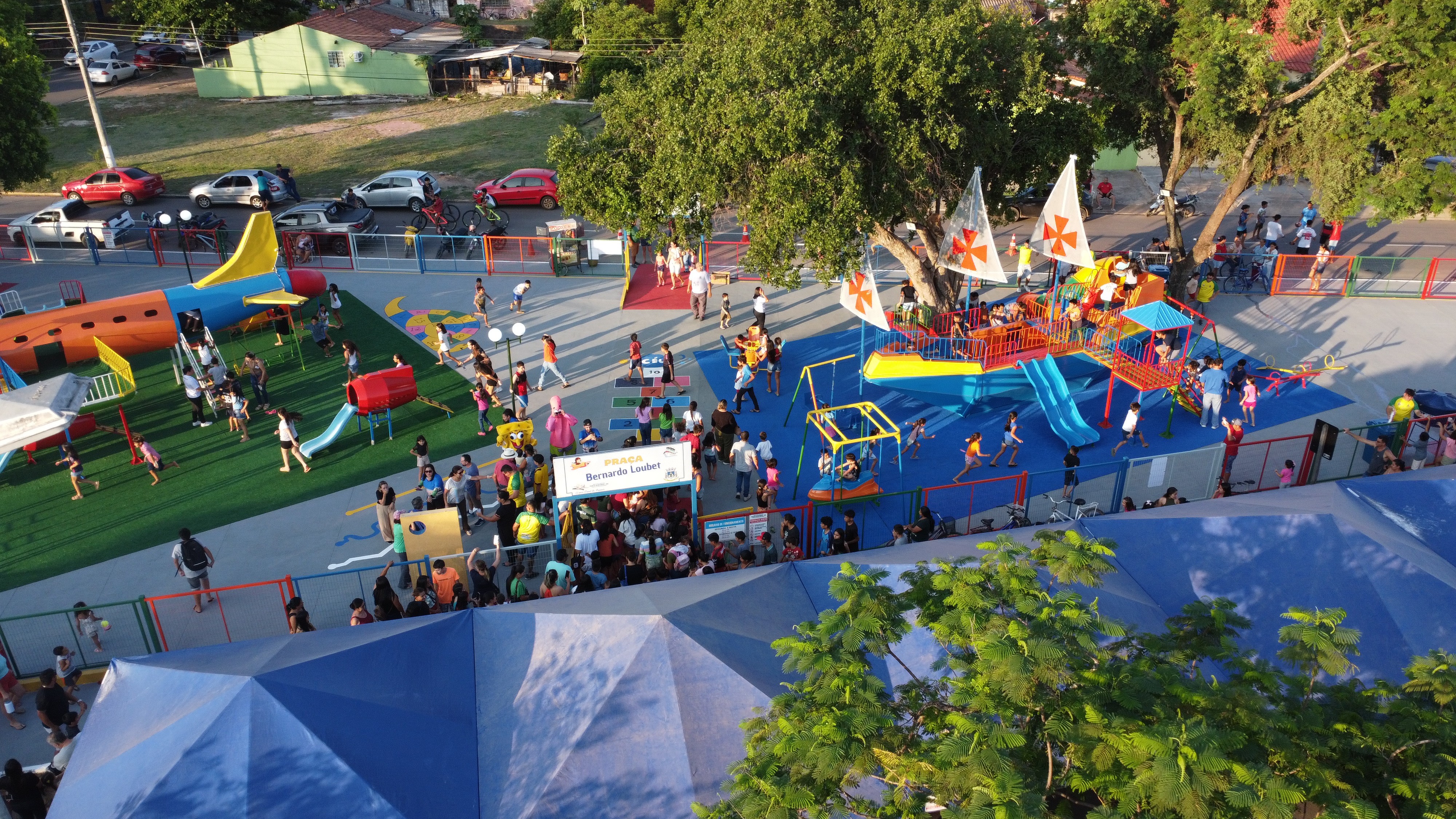 Inauguração da Praça Bernardo Loubet