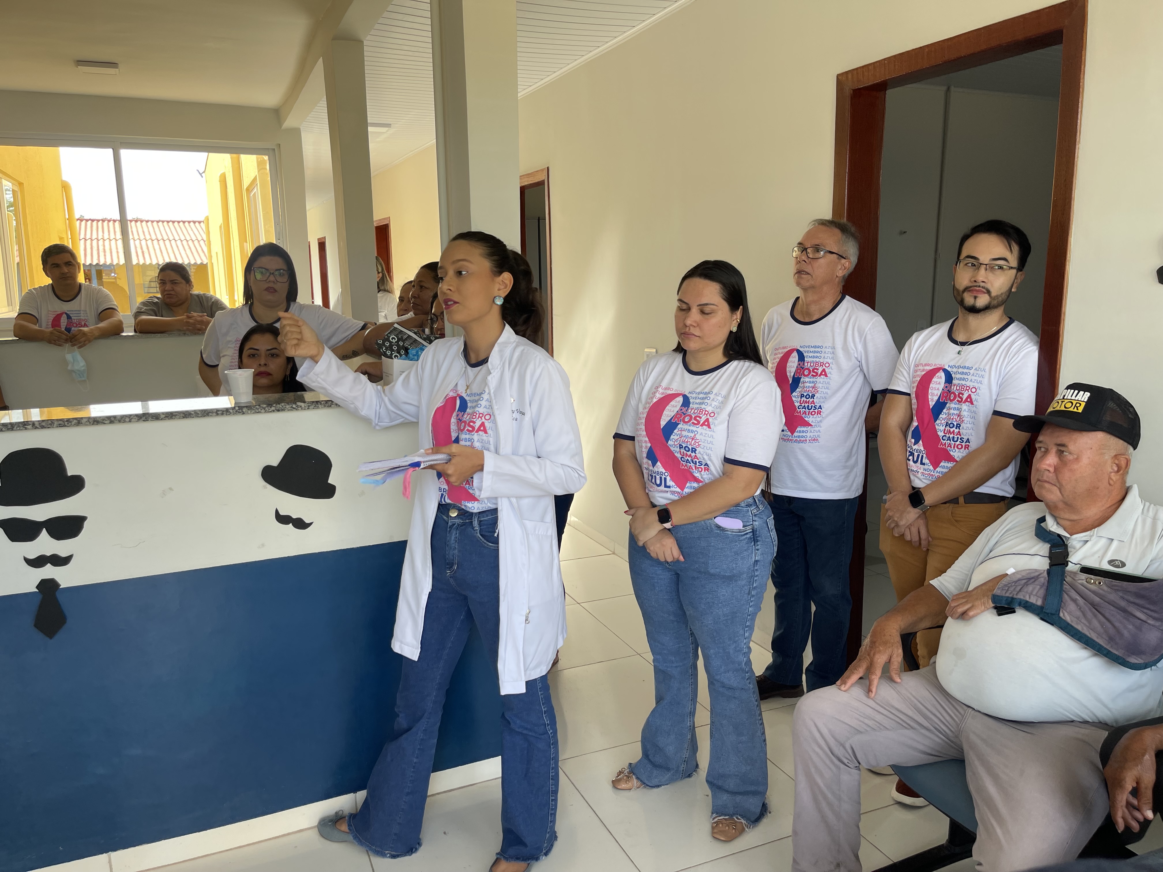 UBS Caacupe “Dulcemar Festugatto” Realiza Ação do Novembro Azul com Café da Manhã, Sorteio de Brindes e Bate-Papo com a Dra. Thifany Vargas