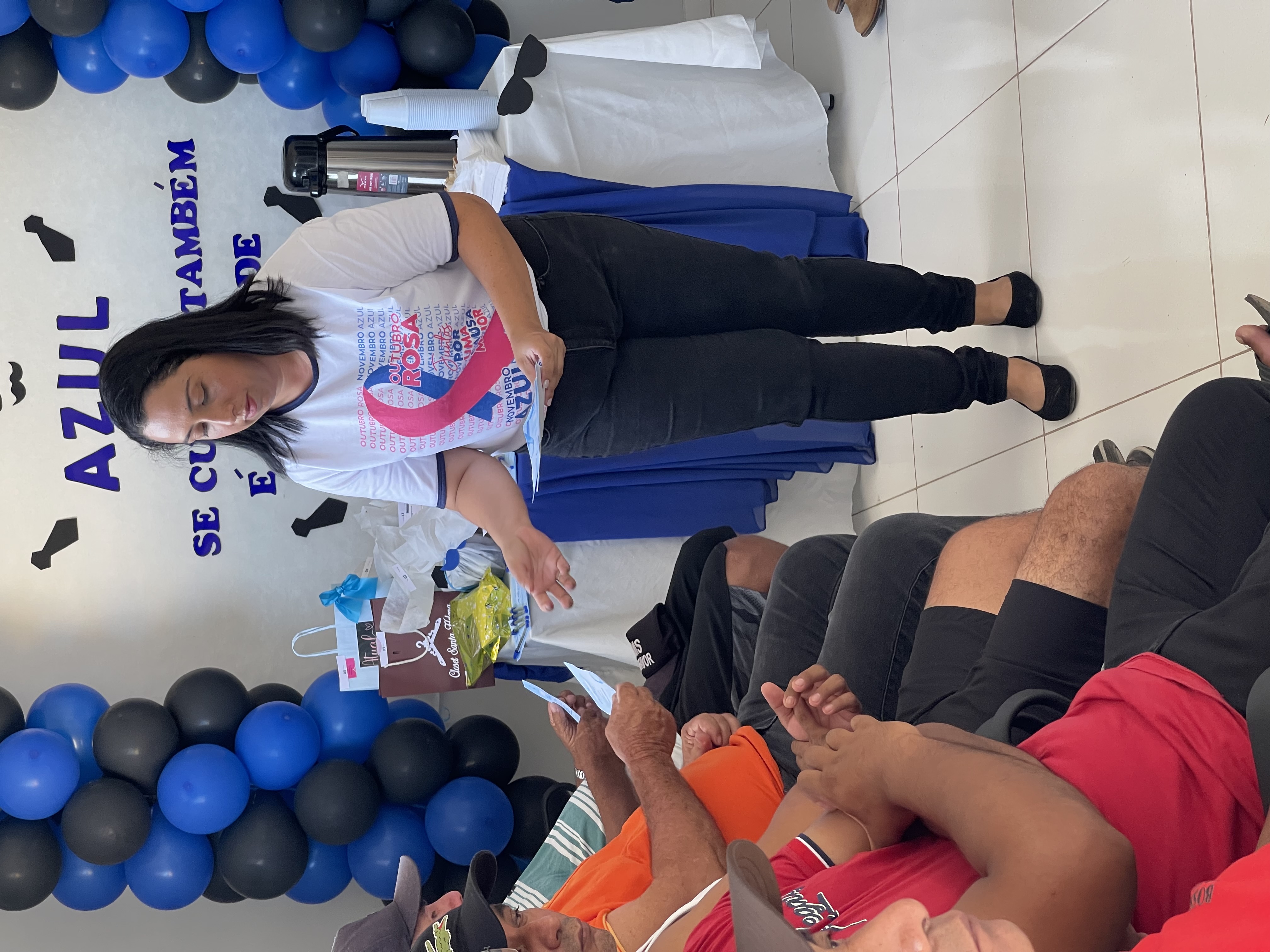 UBS Caacupe “Dulcemar Festugatto” Realiza Ação do Novembro Azul com Café da Manhã, Sorteio de Brindes e Bate-Papo com a Dra. Thifany Vargas