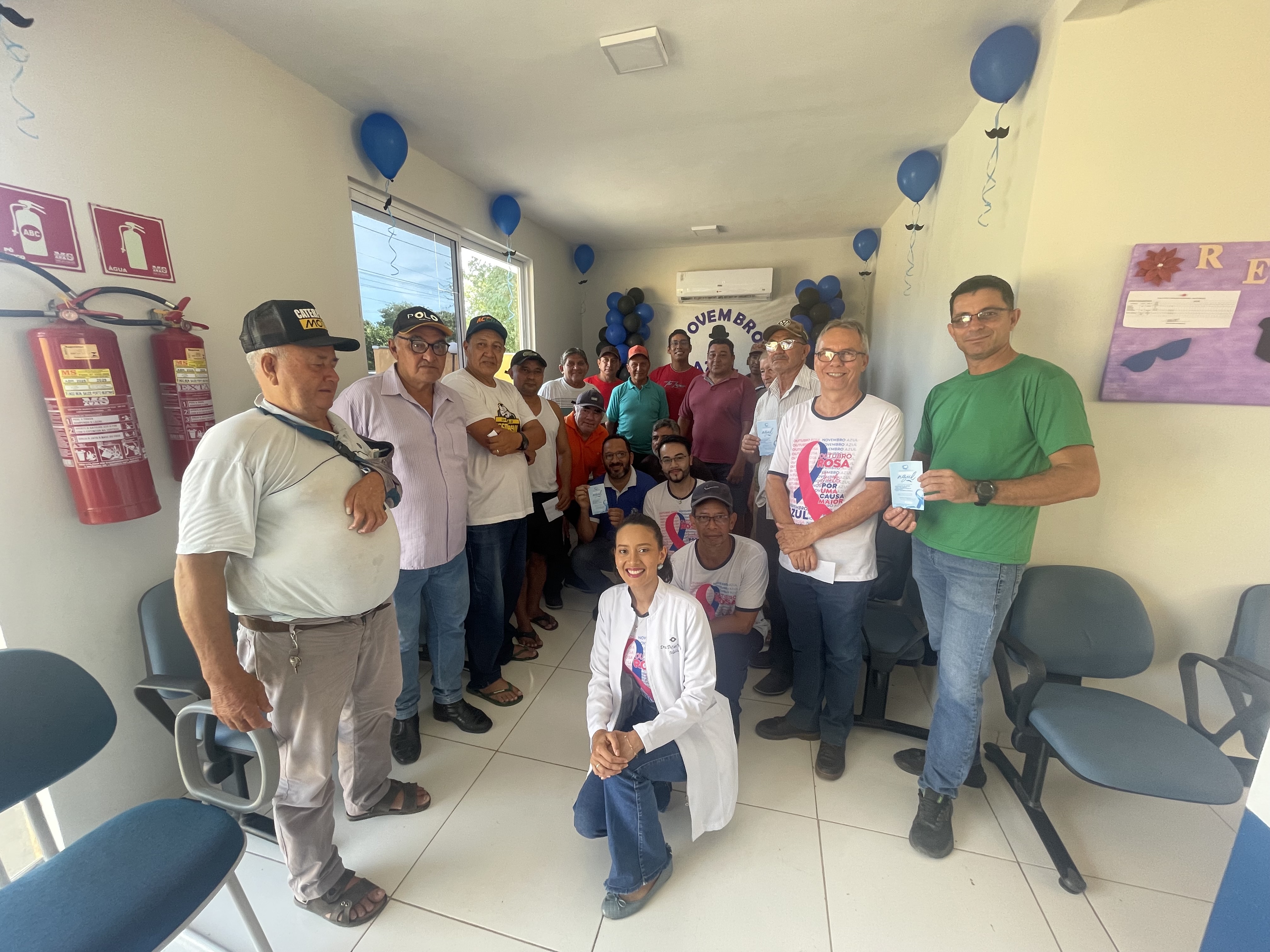 UBS Caacupe “Dulcemar Festugatto” Realiza Ação do Novembro Azul com Café da Manhã, Sorteio de Brindes e Bate-Papo com a Dra. Thifany Vargas