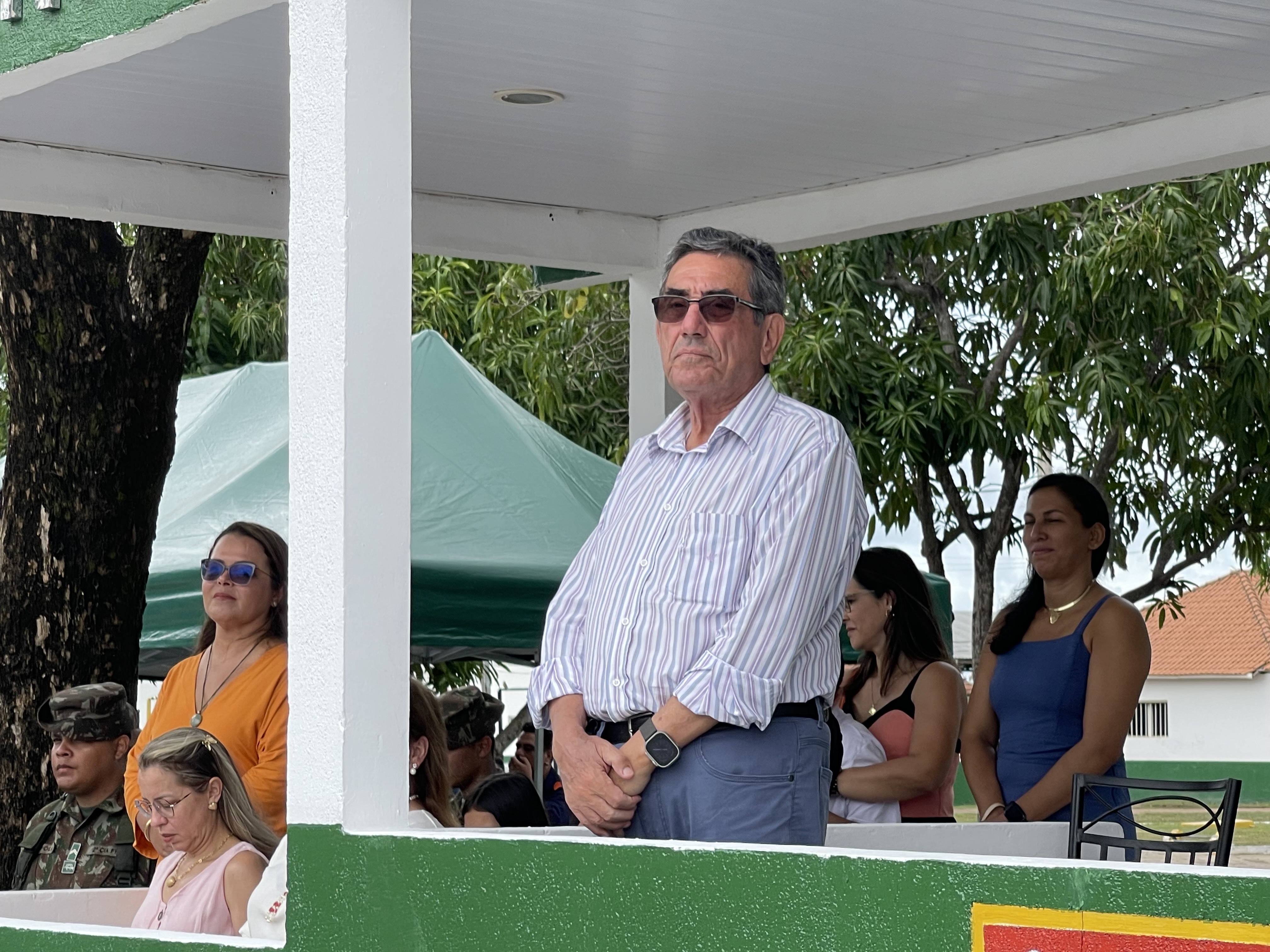 Prefeito Nelson Cintra participa da Solenidade de Passagem de Comando da 2ª Companhia de Fronteira