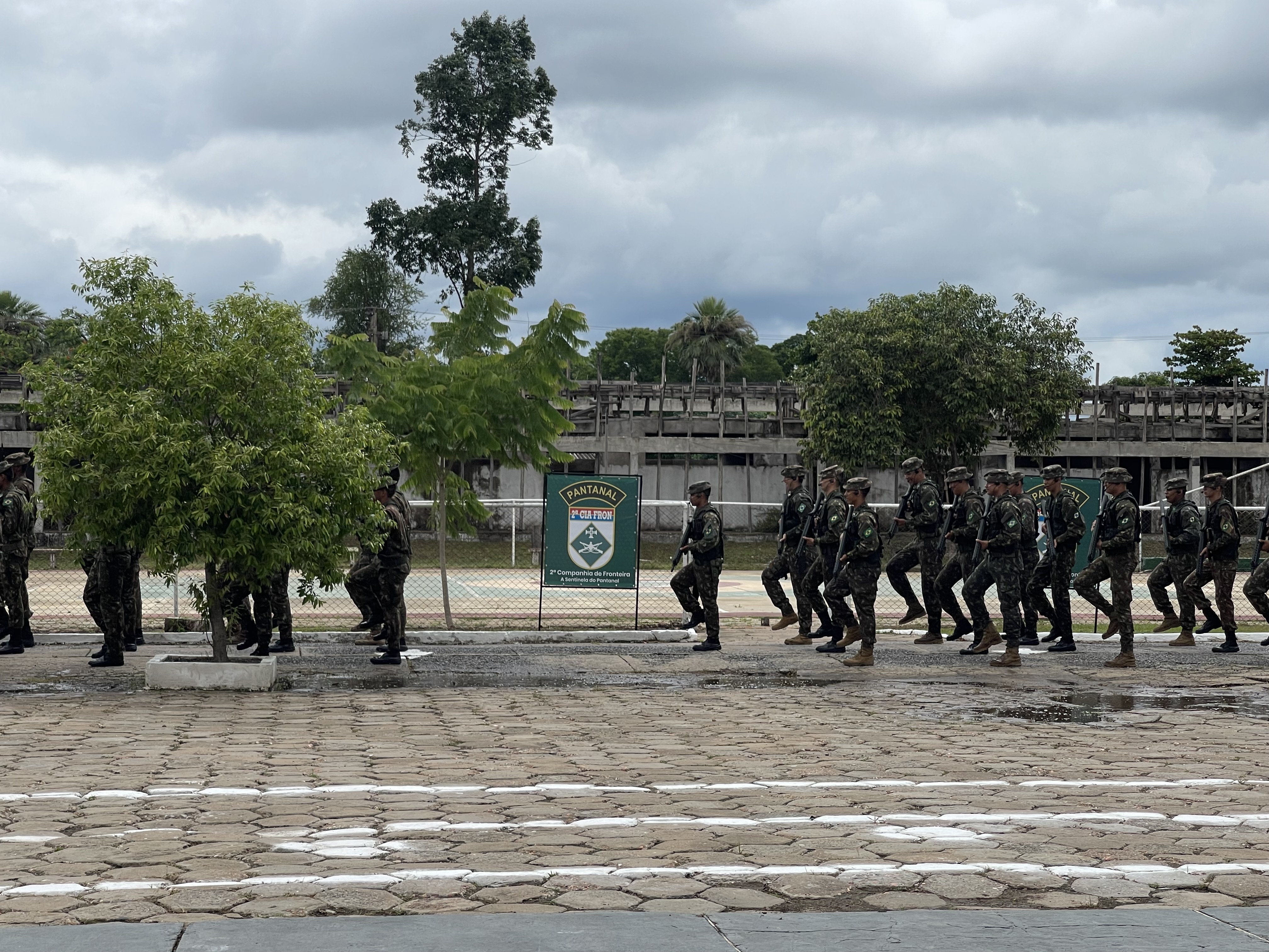 Prefeito Nelson Cintra participa da Solenidade de Passagem de Comando da 2ª Companhia de Fronteira