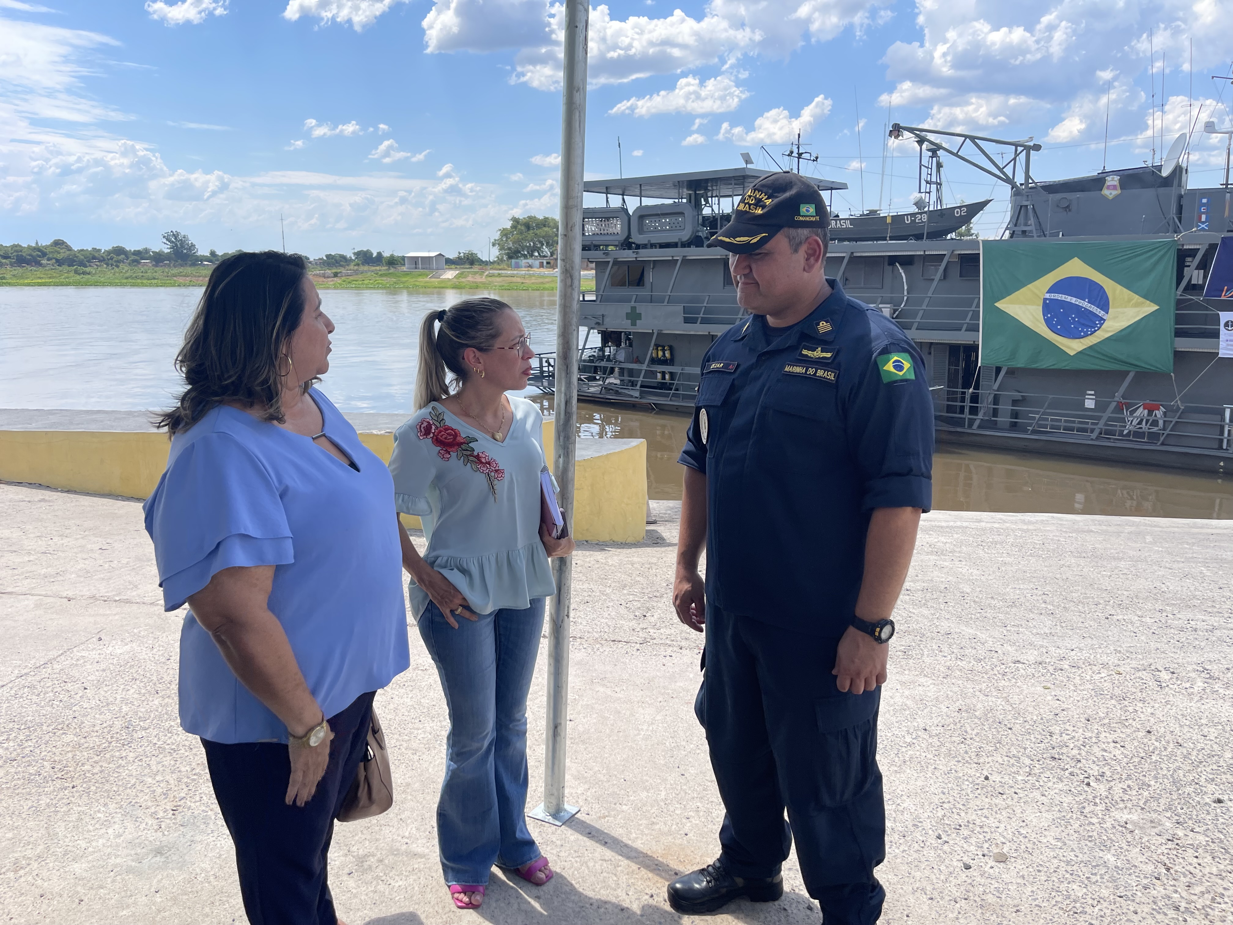 Ação de Saúde em Porto Murtinho reúne esforços da Marinha, Prefeitura, Fiocruz e Estado