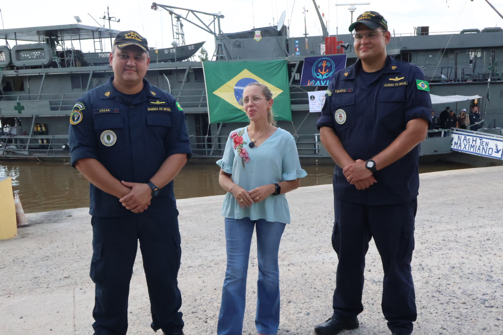 Ação de Saúde em Porto Murtinho reúne esforços da Marinha, Prefeitura, Fiocruz e Estado