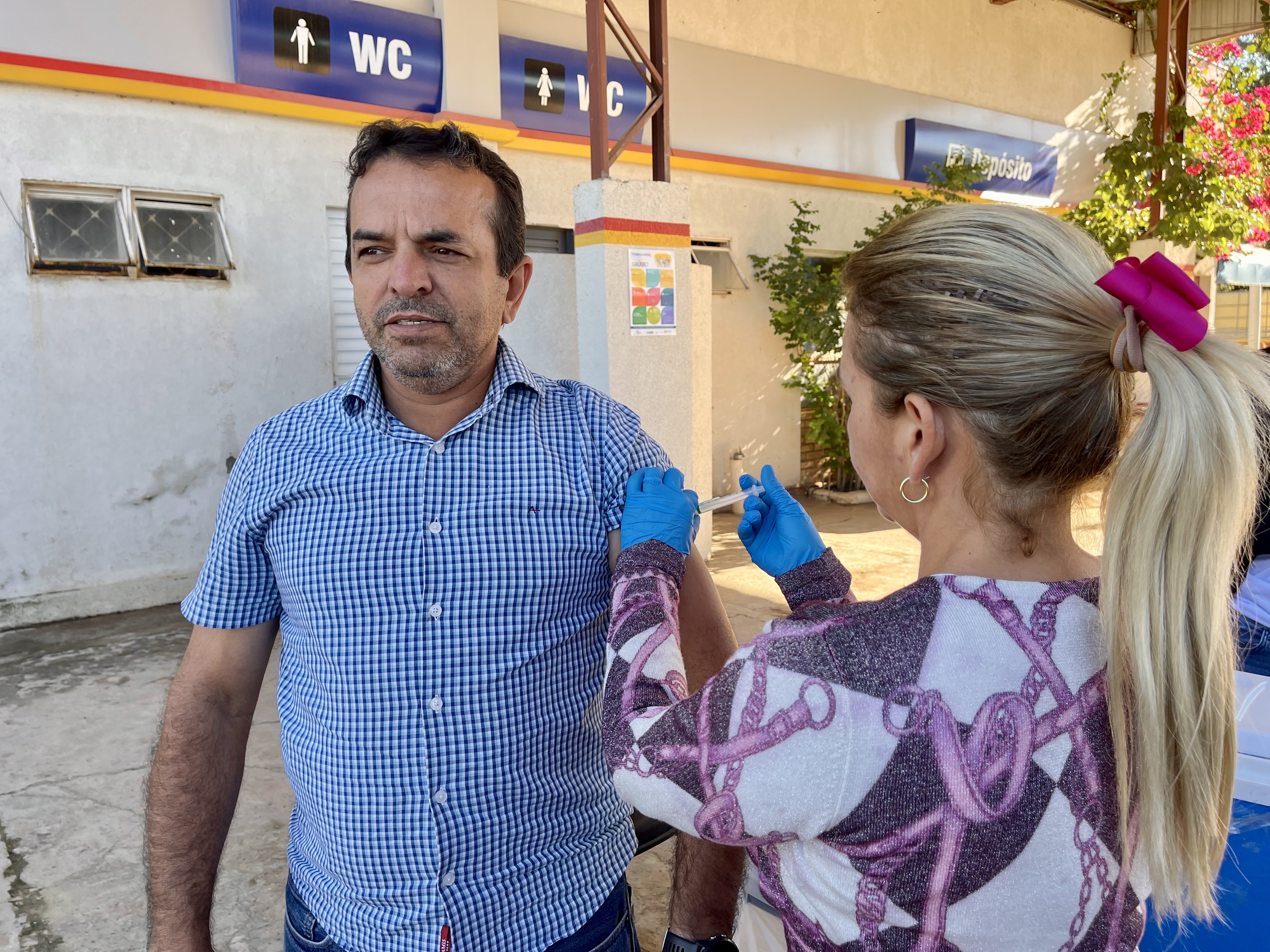 Abril Verde: atendimento de saúde a trabalhadores no Posto Murtinhense. Abril Verde: atendimento de saúde a trabalhadores no Posto Murtinhense.