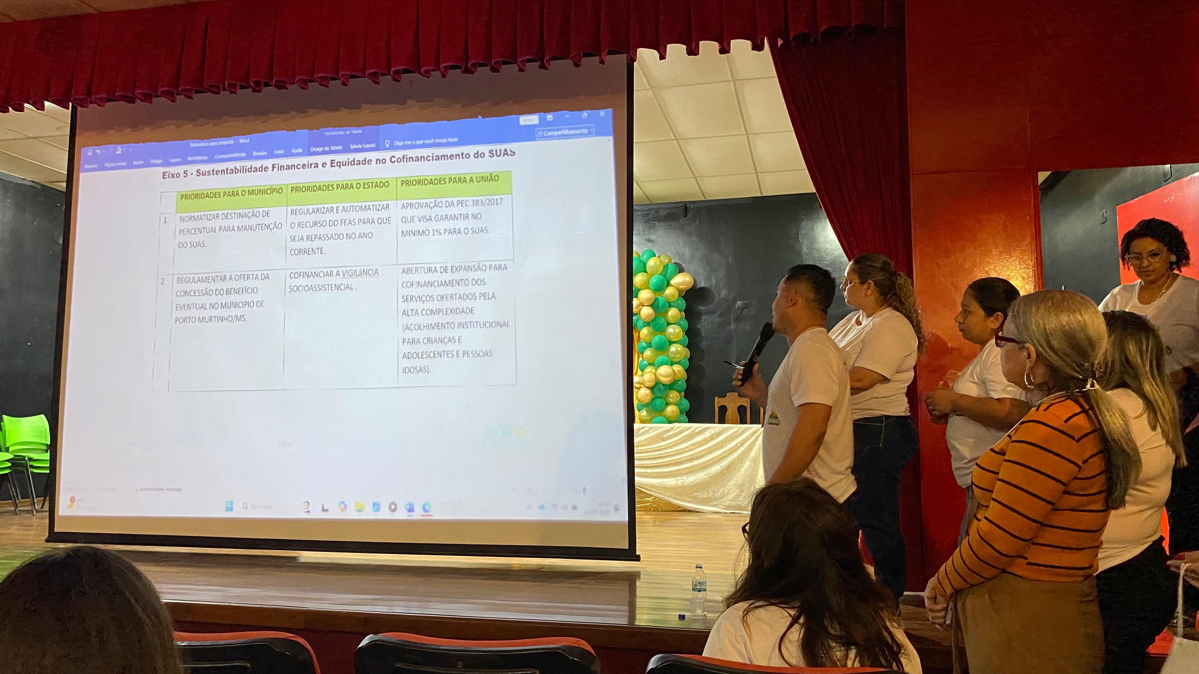 Porto Murtinho realiza a 14ª Conferência Municipal de Assistência Social com ampla participação da sociedade