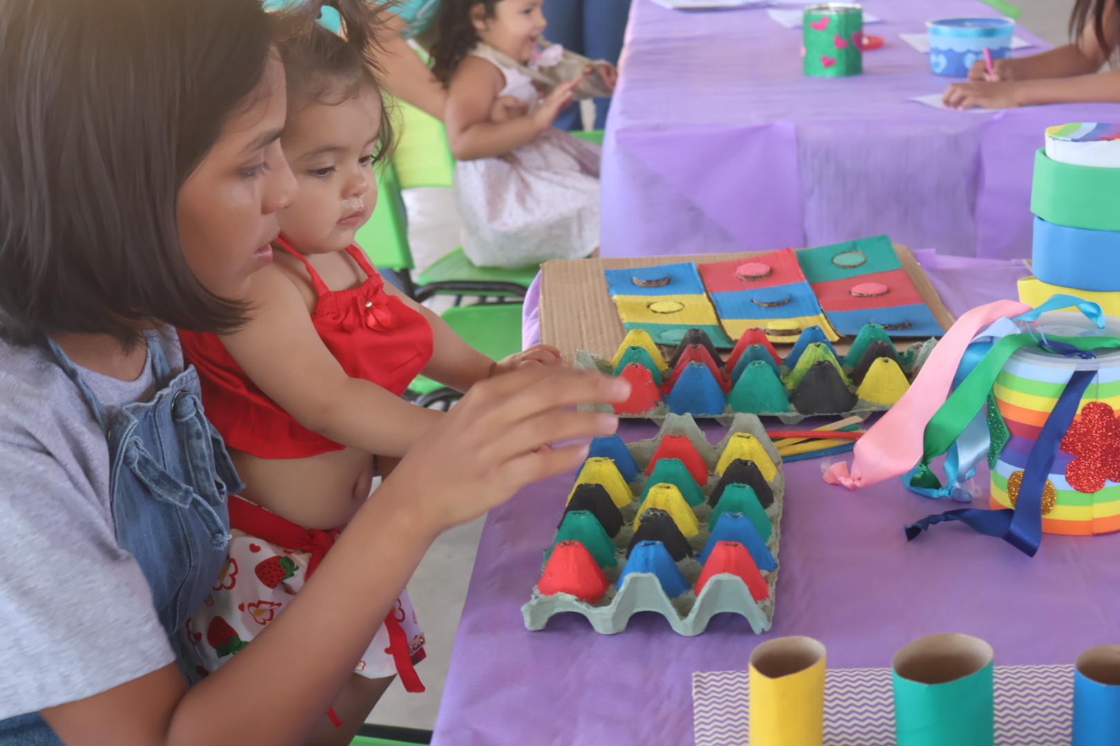 Dia do Brincar reúne crianças e famílias em ação do Programa Criança Feliz em Porto Murtinho