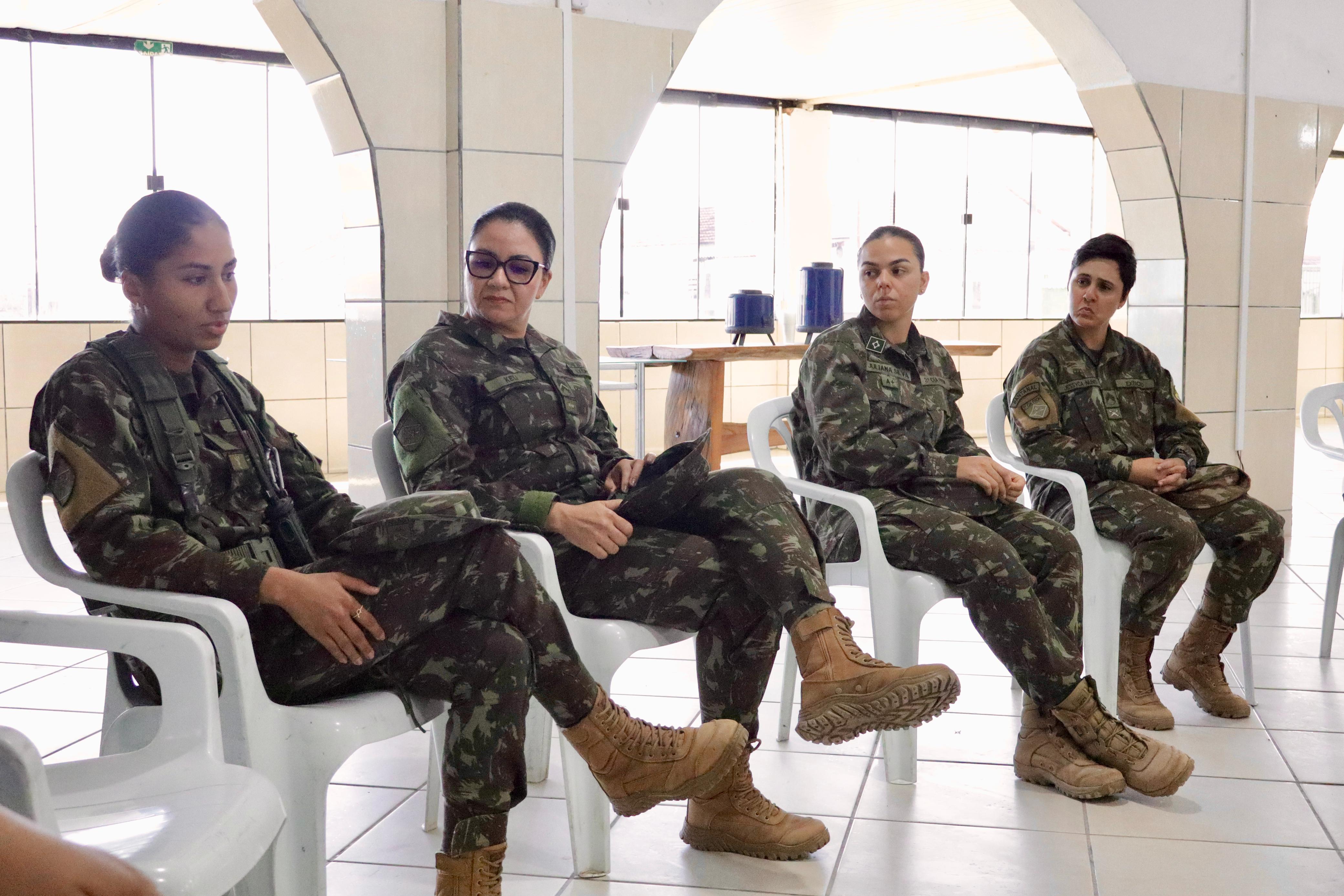 Grupo PAIF realiza visita institucional à 2ª Cia Fron, em Porto Murtinho-MS