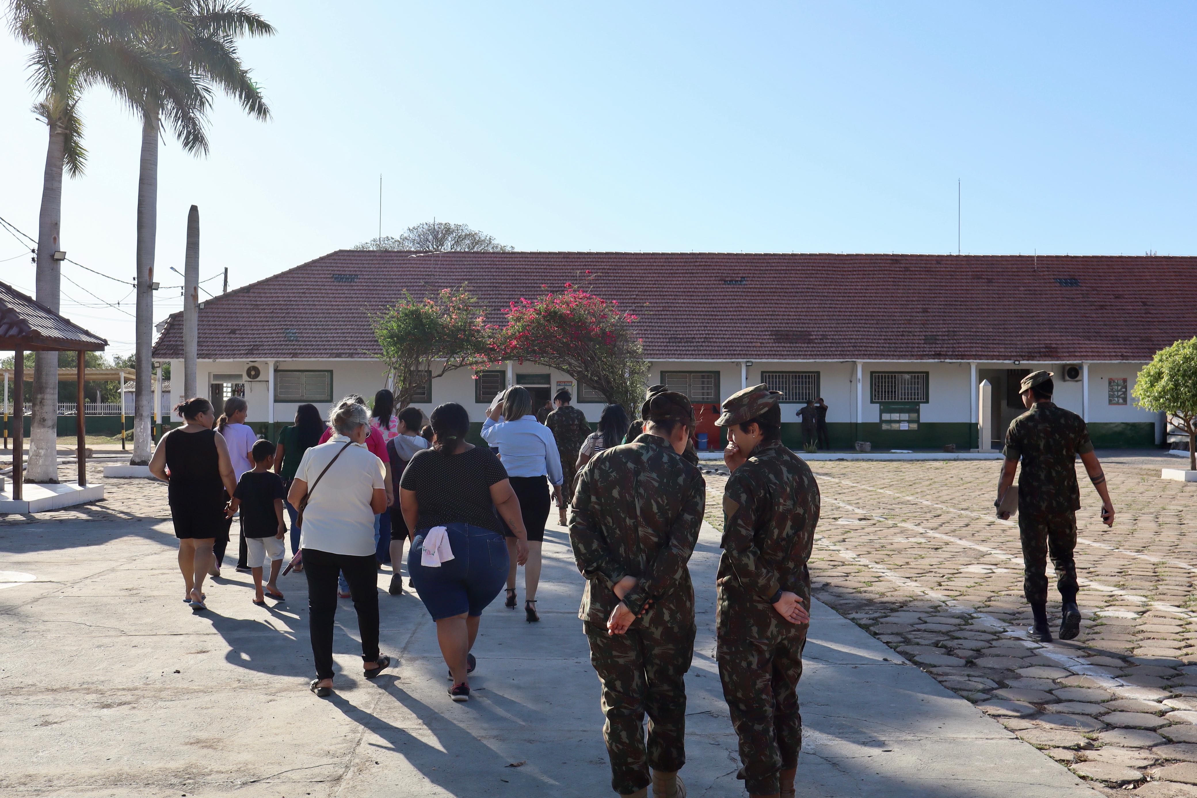 Grupo PAIF realiza visita institucional à 2ª Cia Fron, em Porto Murtinho-MS