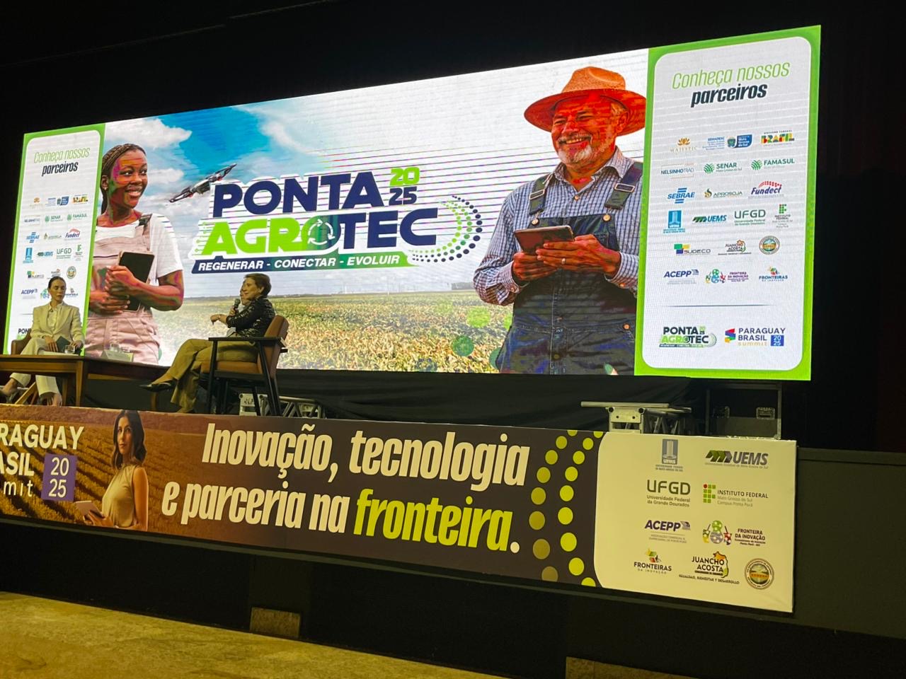 Prefeito Nelson Cintra participa do Ponta Agrotec 2025 em Ponta Porã e apresenta a Rota Bioceânica aos visitantes