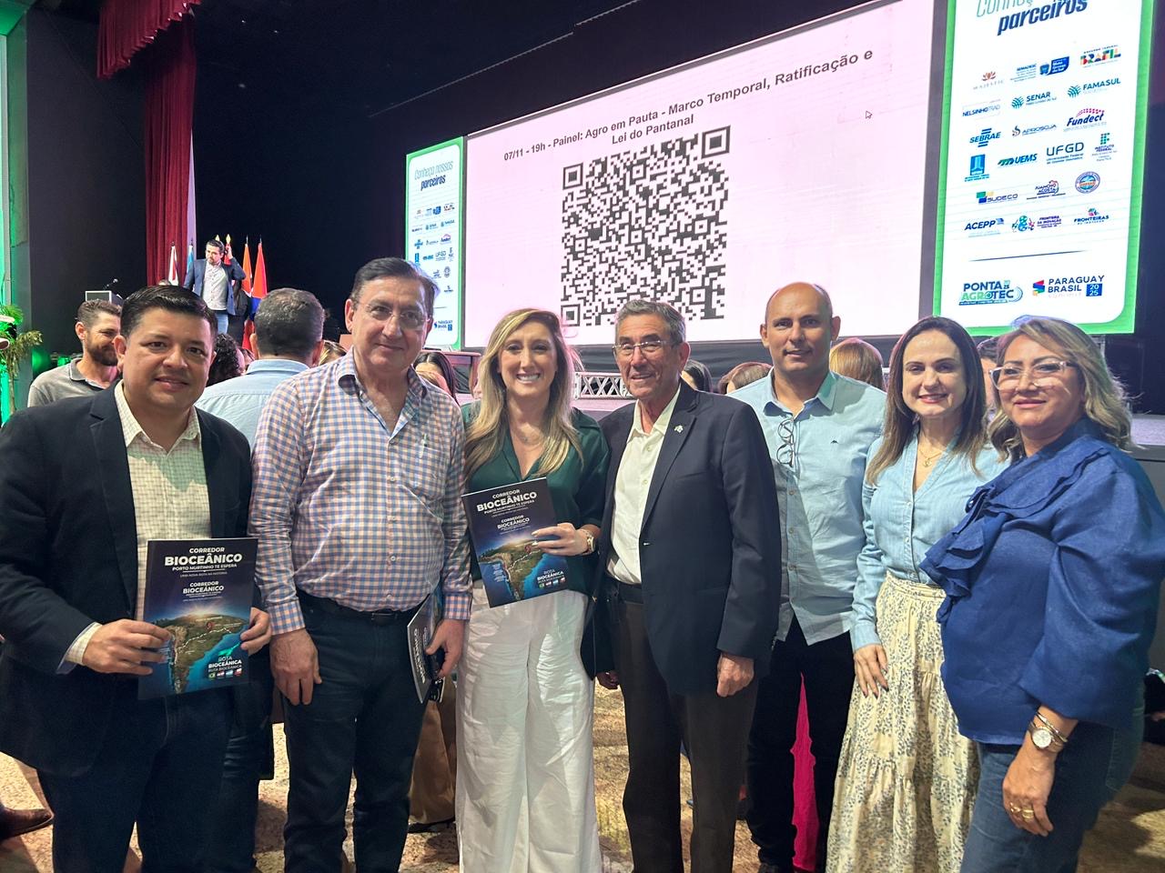 Prefeito Nelson Cintra participa do Ponta Agrotec 2025 em Ponta Porã e apresenta a Rota Bioceânica aos visitantes