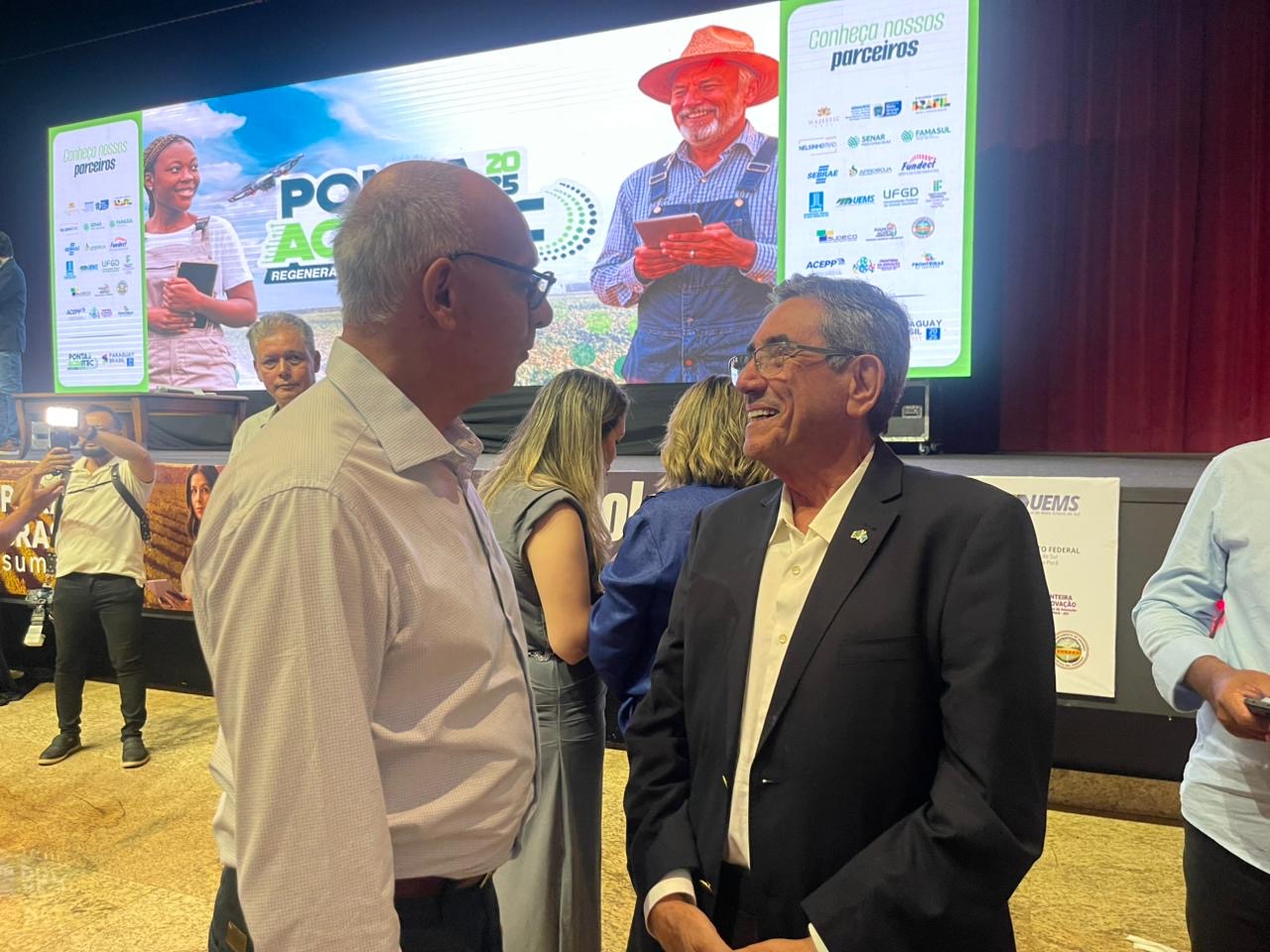 Prefeito Nelson Cintra participa do Ponta Agrotec 2025 em Ponta Porã e apresenta a Rota Bioceânica aos visitantes